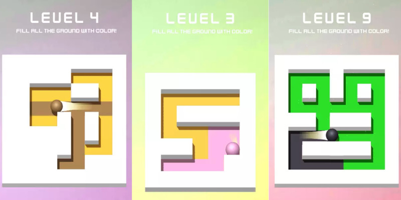 3D飞碟UFO涂色游戏