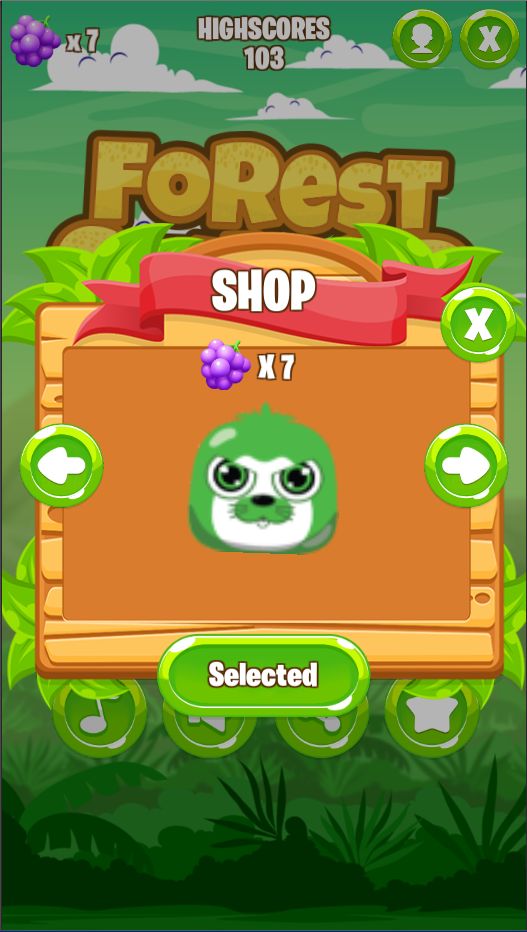 带Admob广告的Unity3D森林滑动游戏