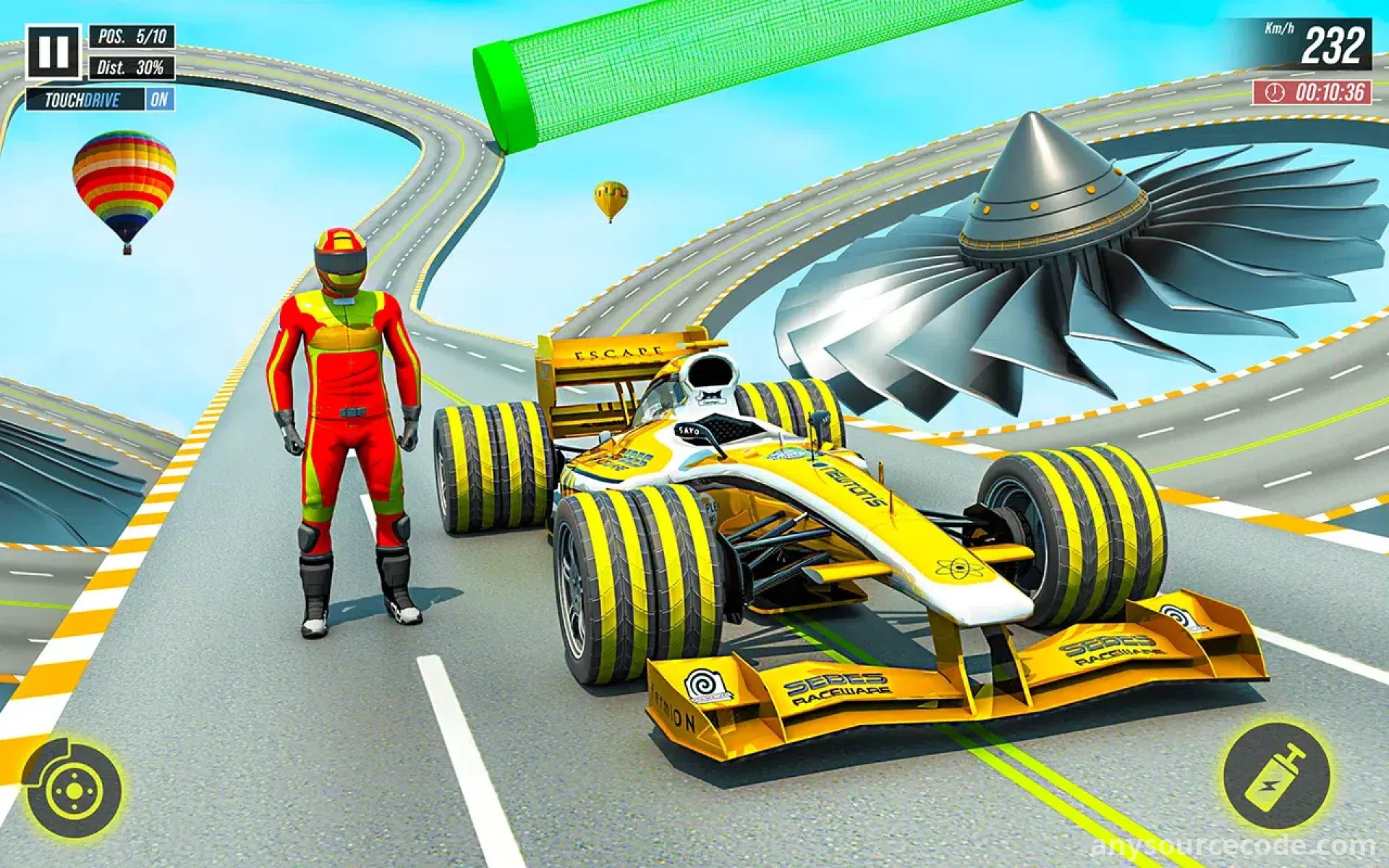 方程式汽车特技：汽车游戏