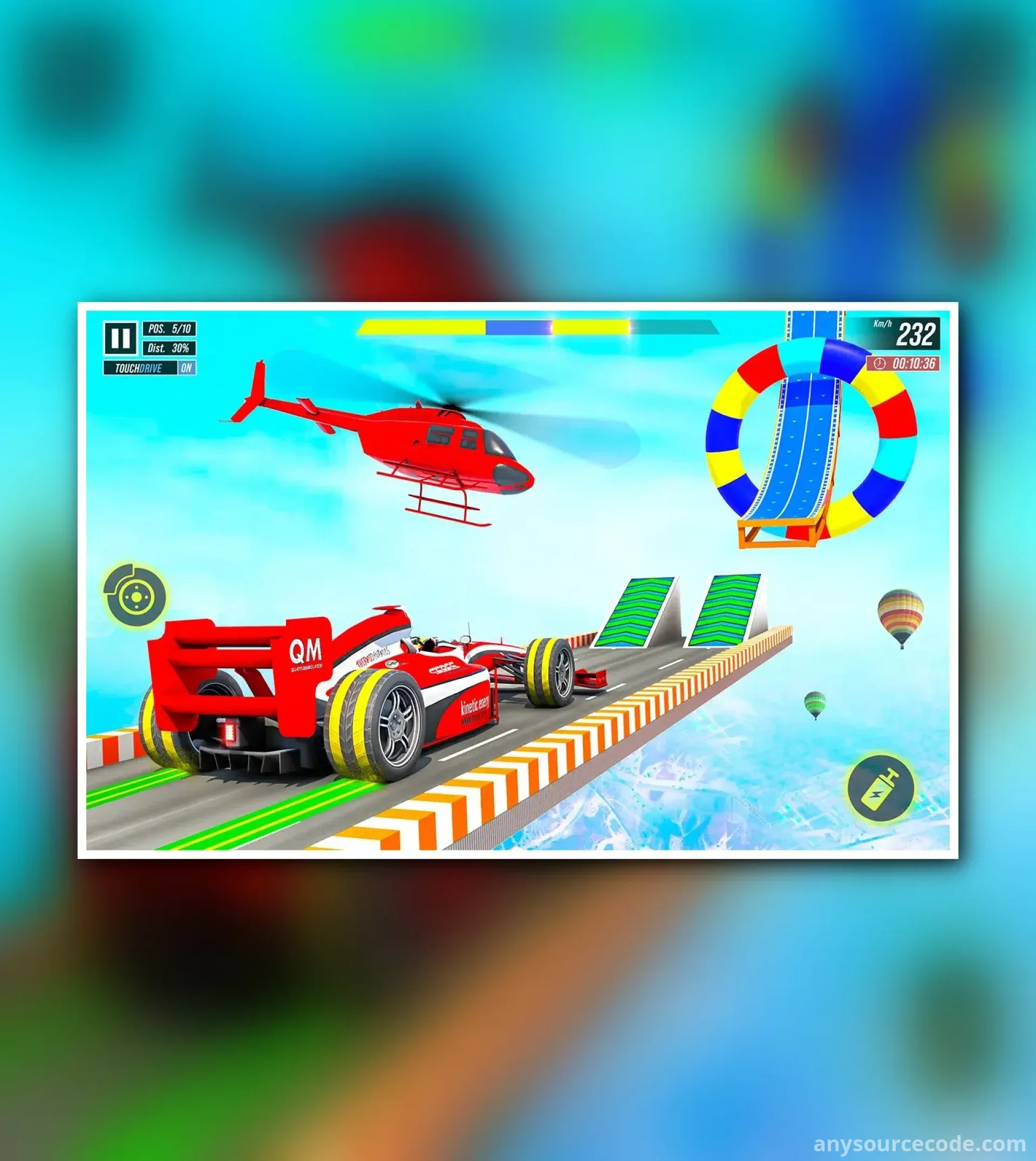 方程式汽车特技：汽车游戏