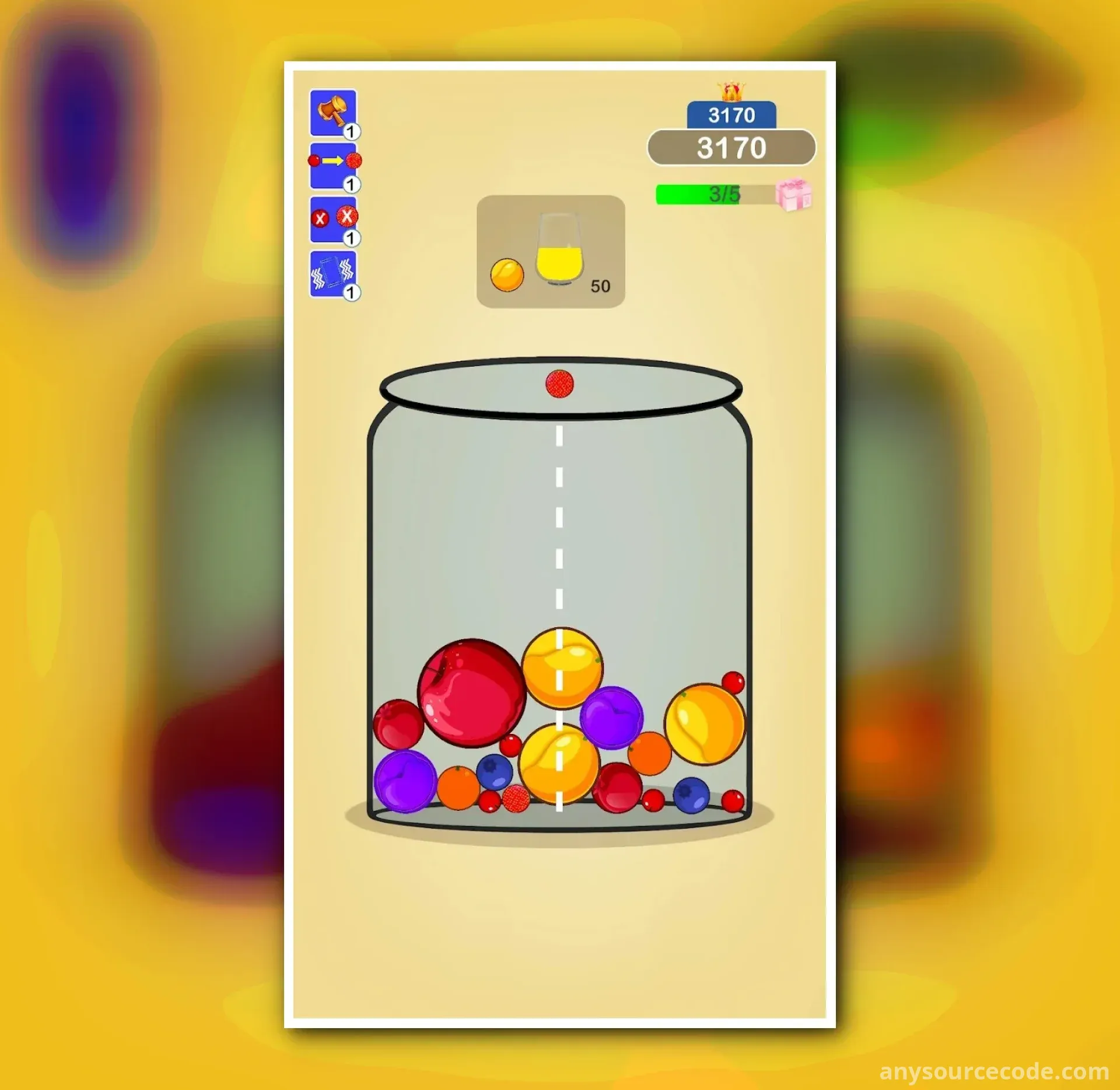 水果接龙甜瓜合并