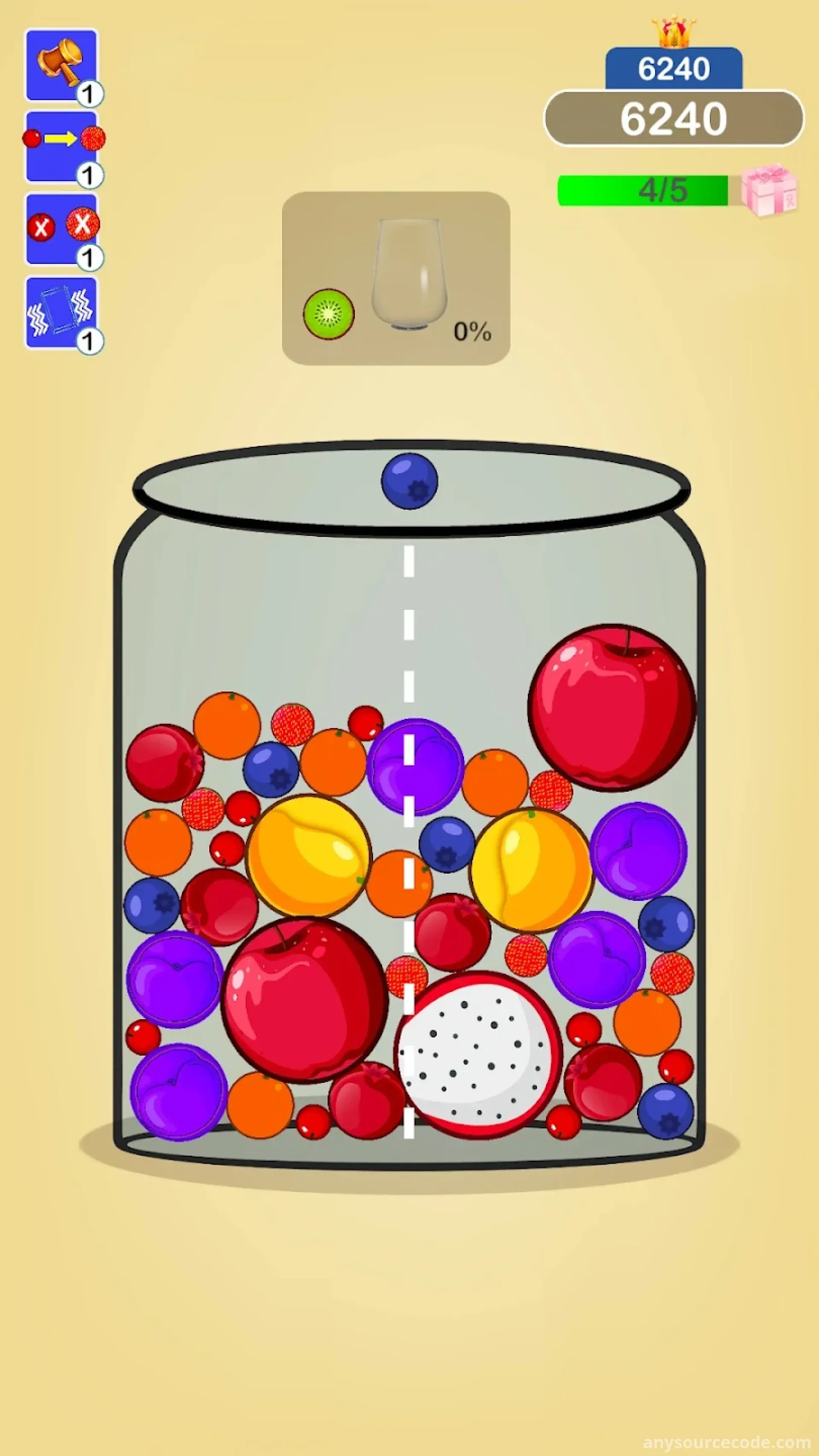 水果接龙甜瓜合并