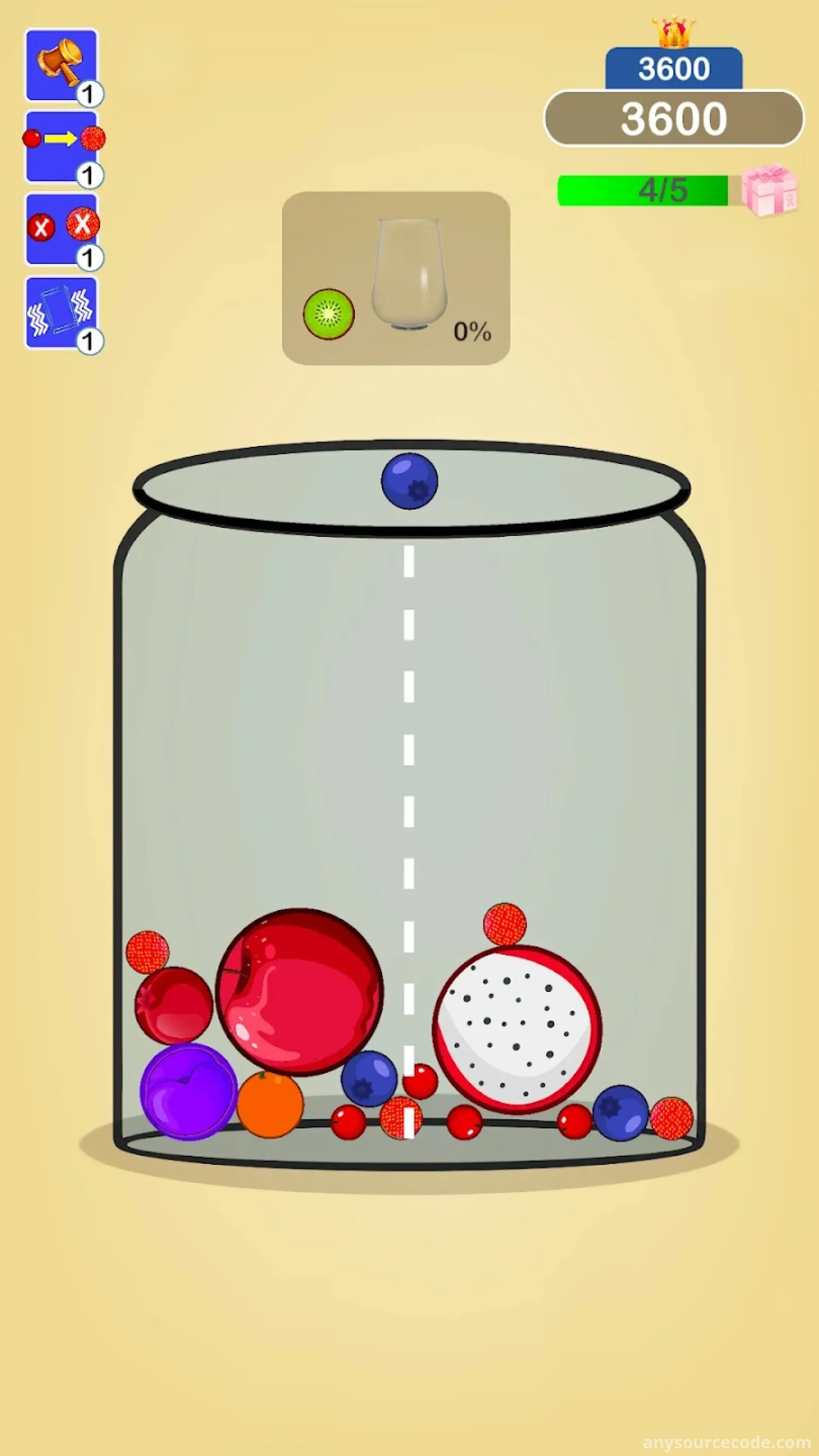 水果接龙甜瓜合并