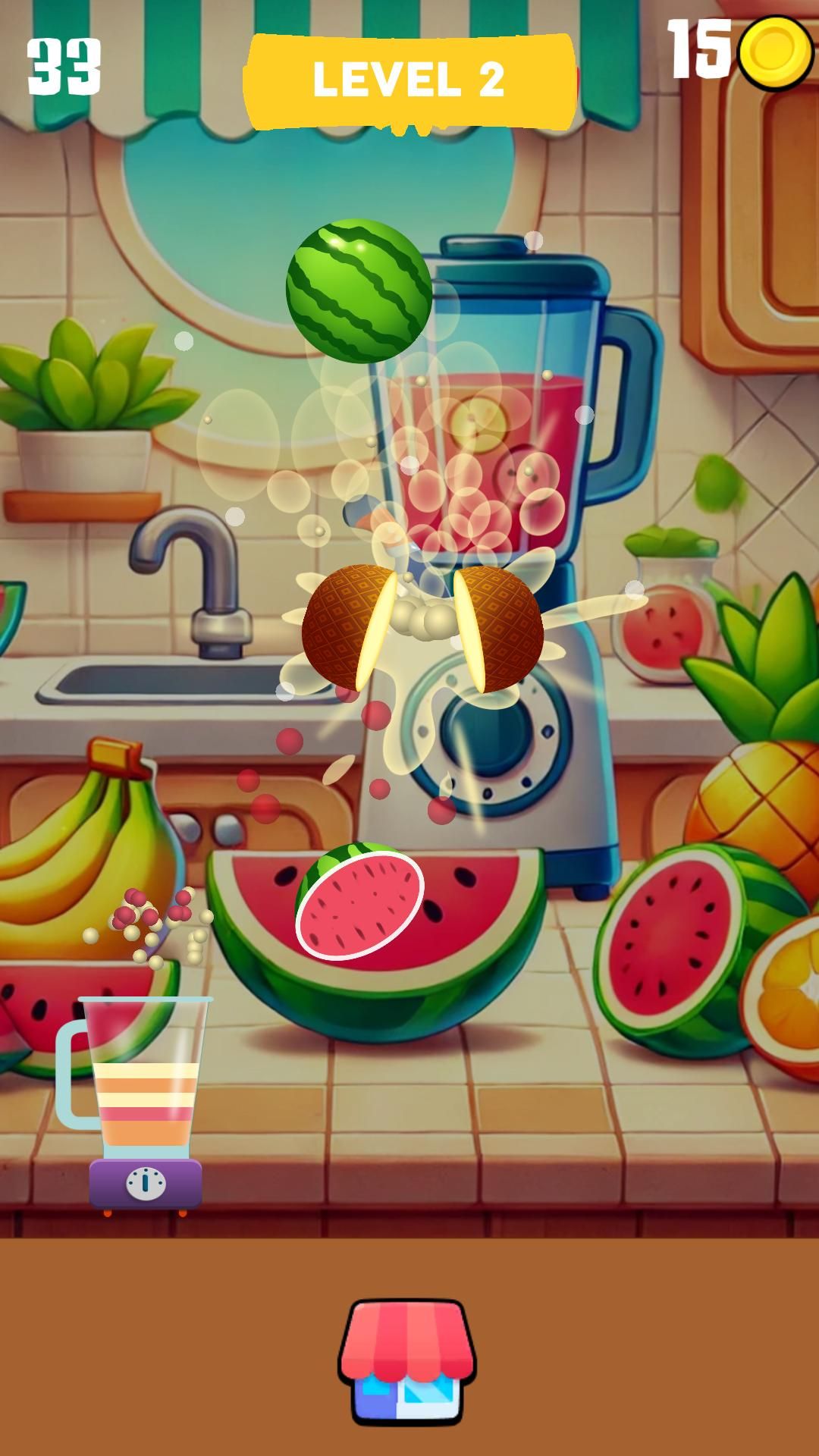 水果切片搅拌机切割（可优化为：水果切片搅拌机大作战）