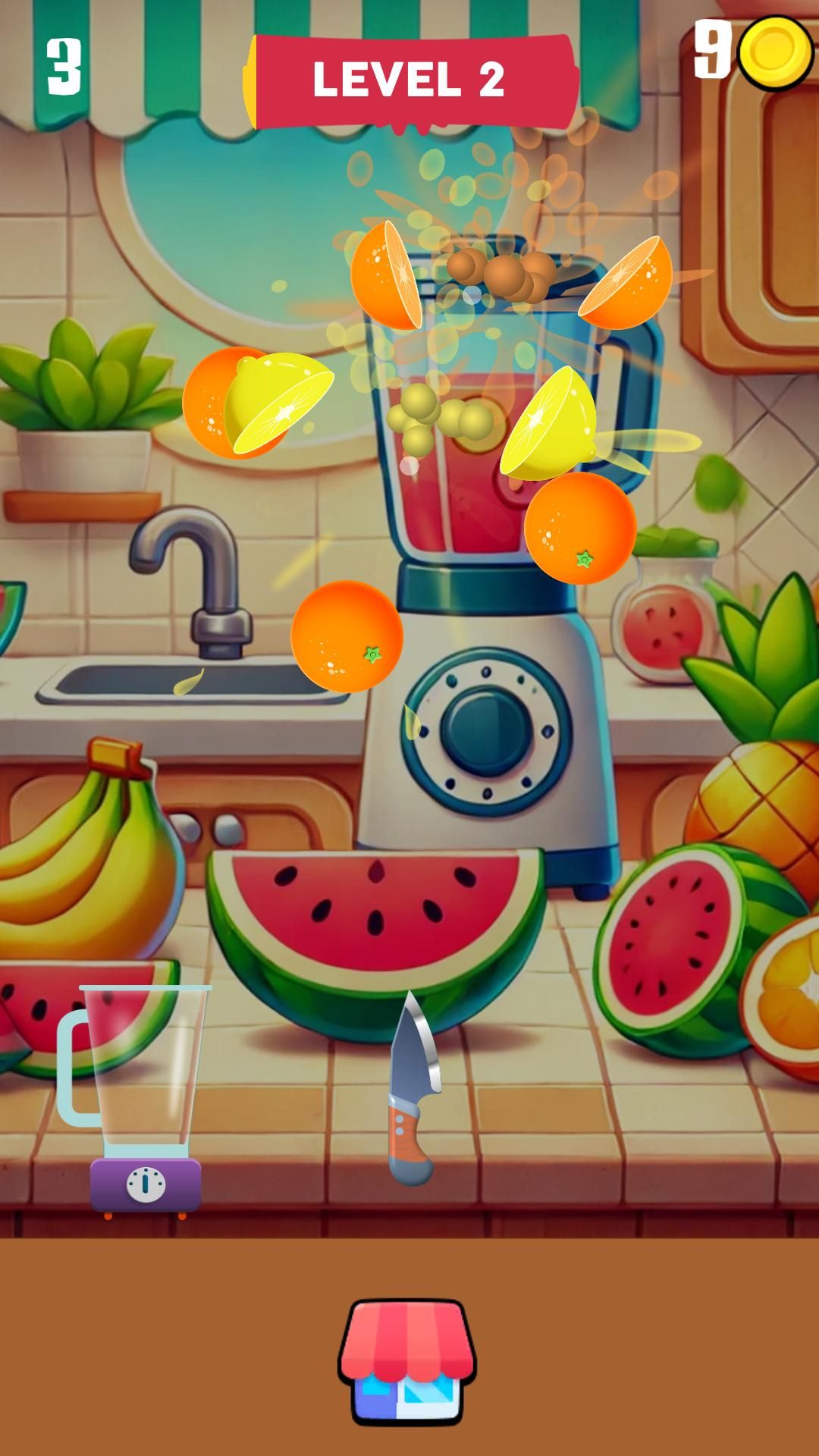 水果切片搅拌机切割（可优化为：水果切片搅拌机大作战）