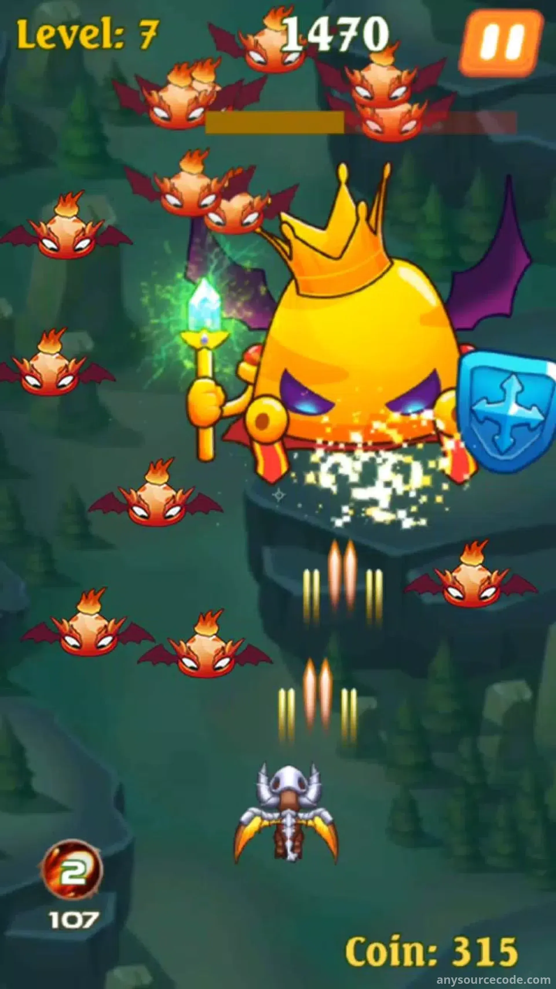 《小蜜蜂射击：战机超级攻击》