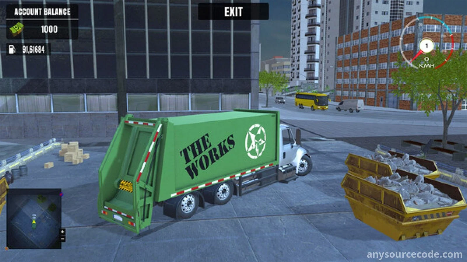 垃圾车驾驶模拟器