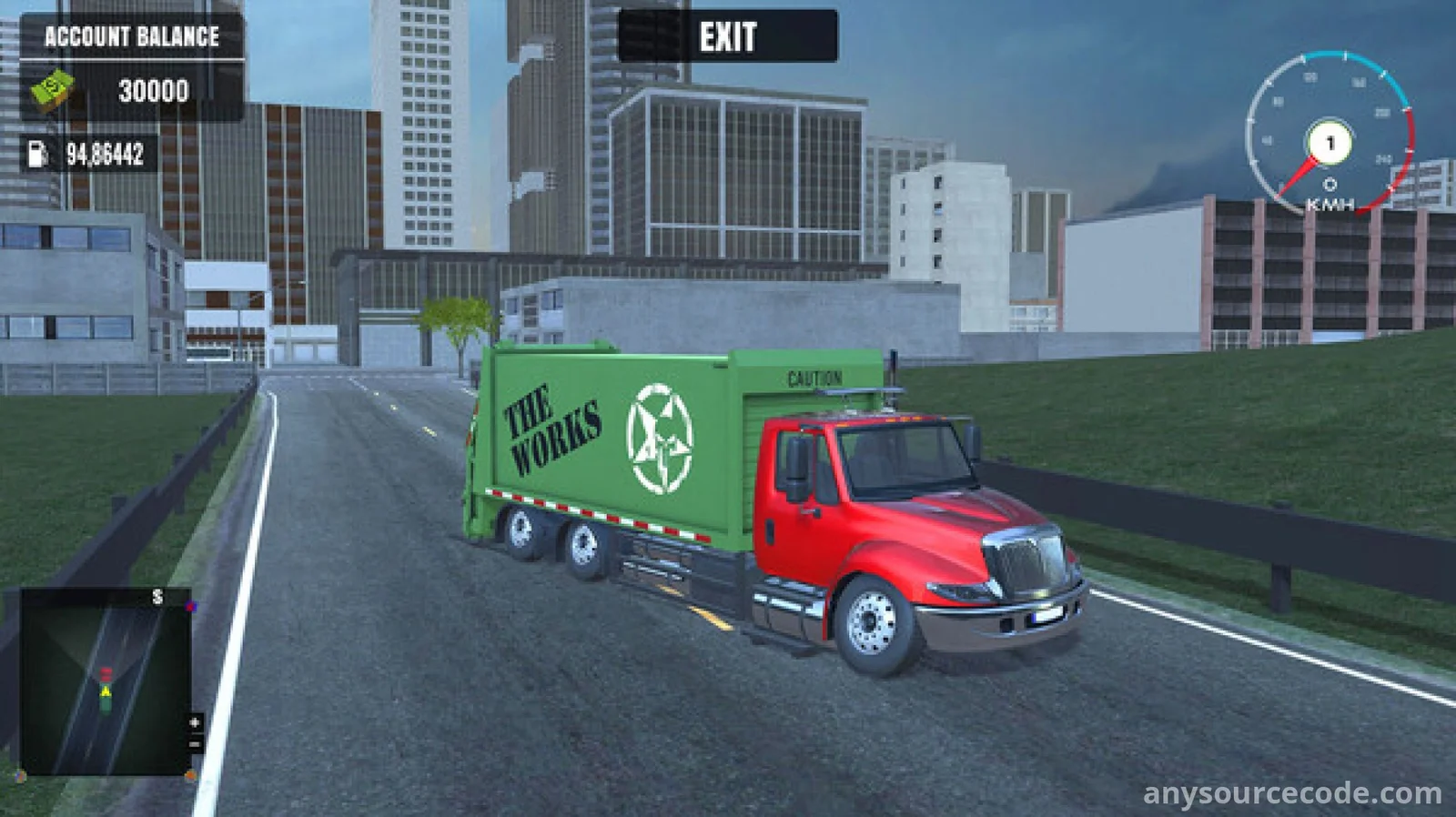 垃圾车驾驶模拟器