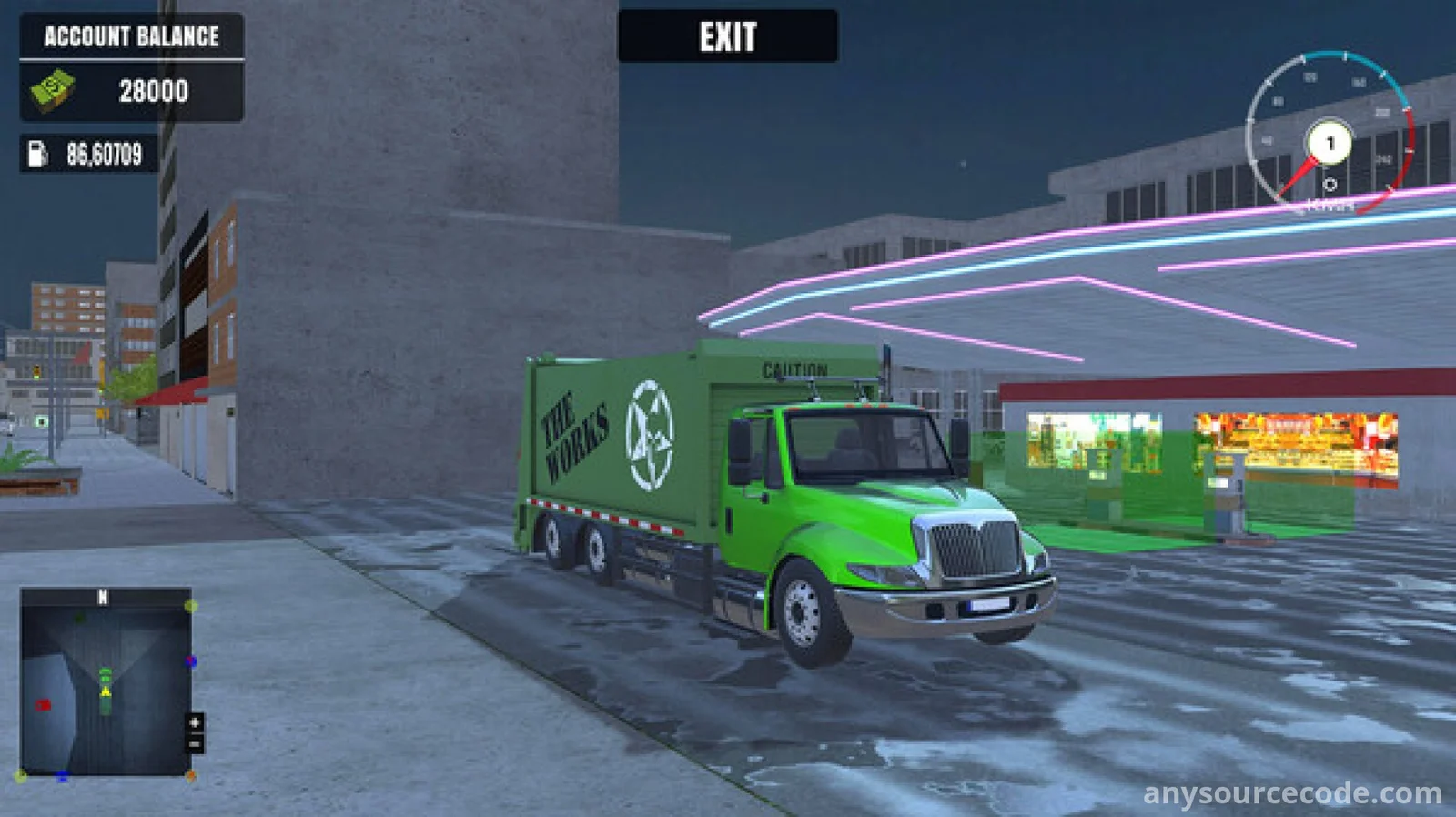 垃圾车驾驶模拟器