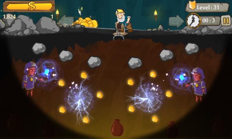 休闲金矿矿工游戏（含Admob广告）