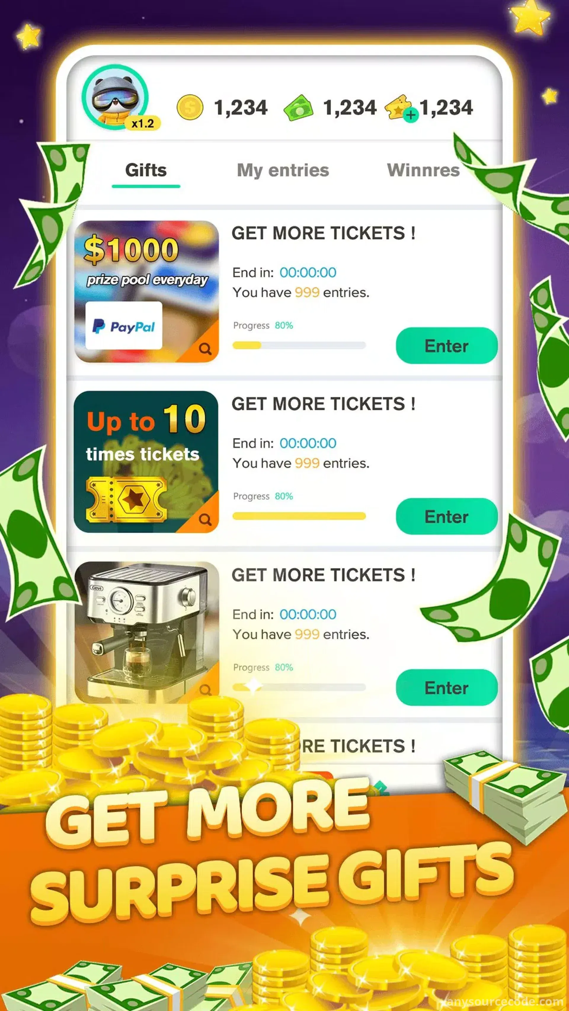 幸运大转轮：赢取幸运奖品 | 赌场游戏