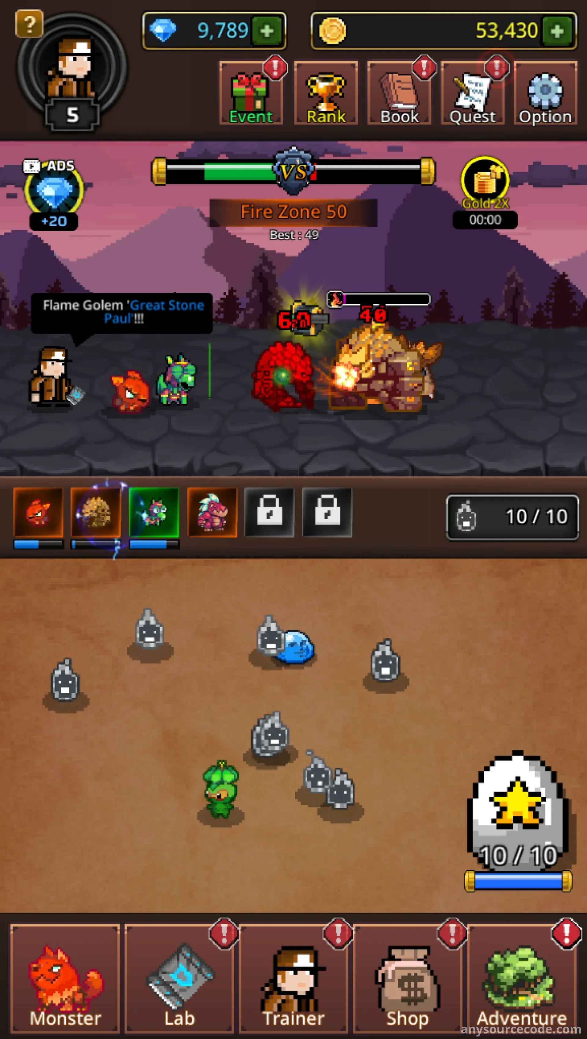 闲置养成：融合兽大师