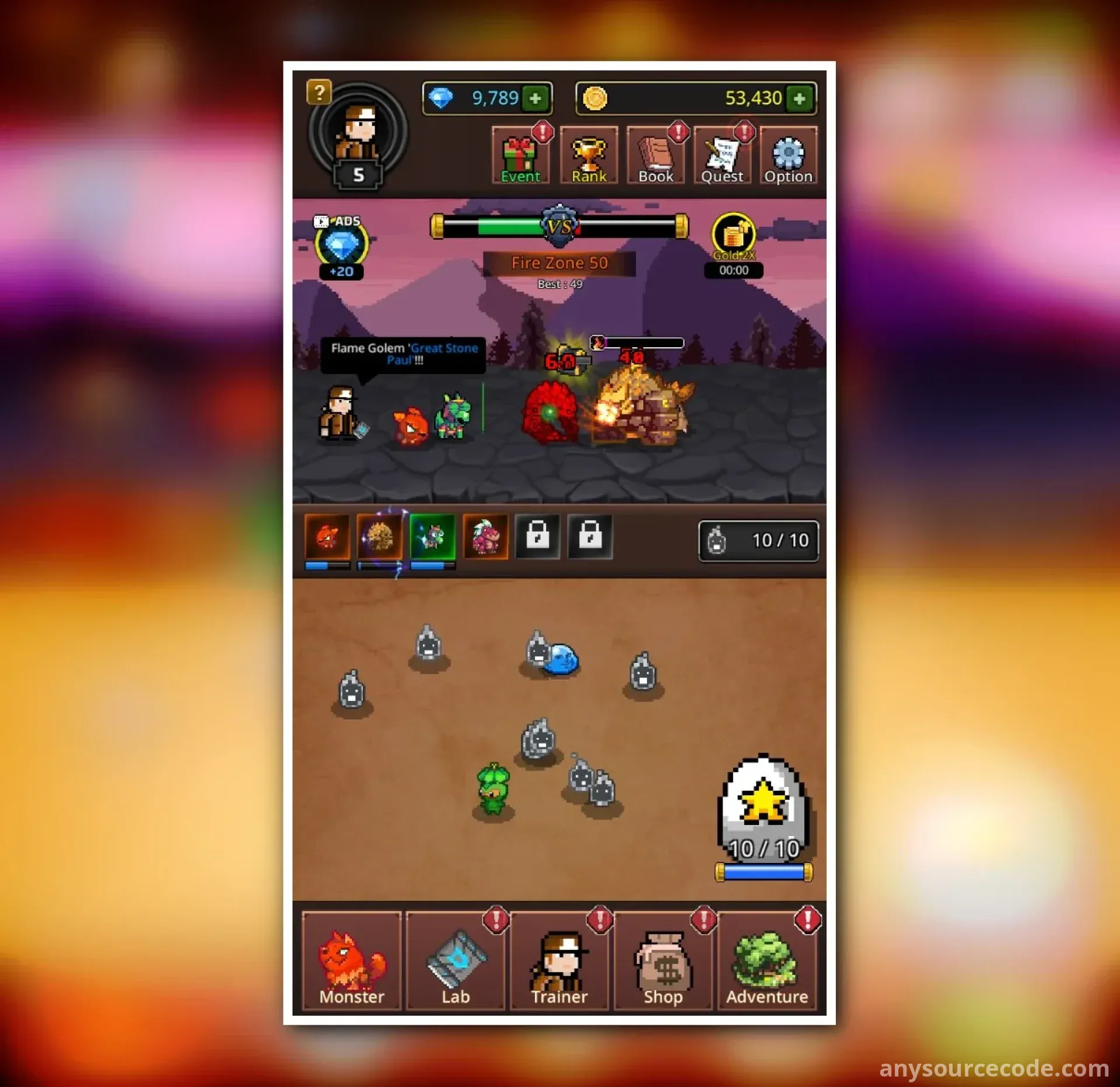 闲置养成：融合兽大师