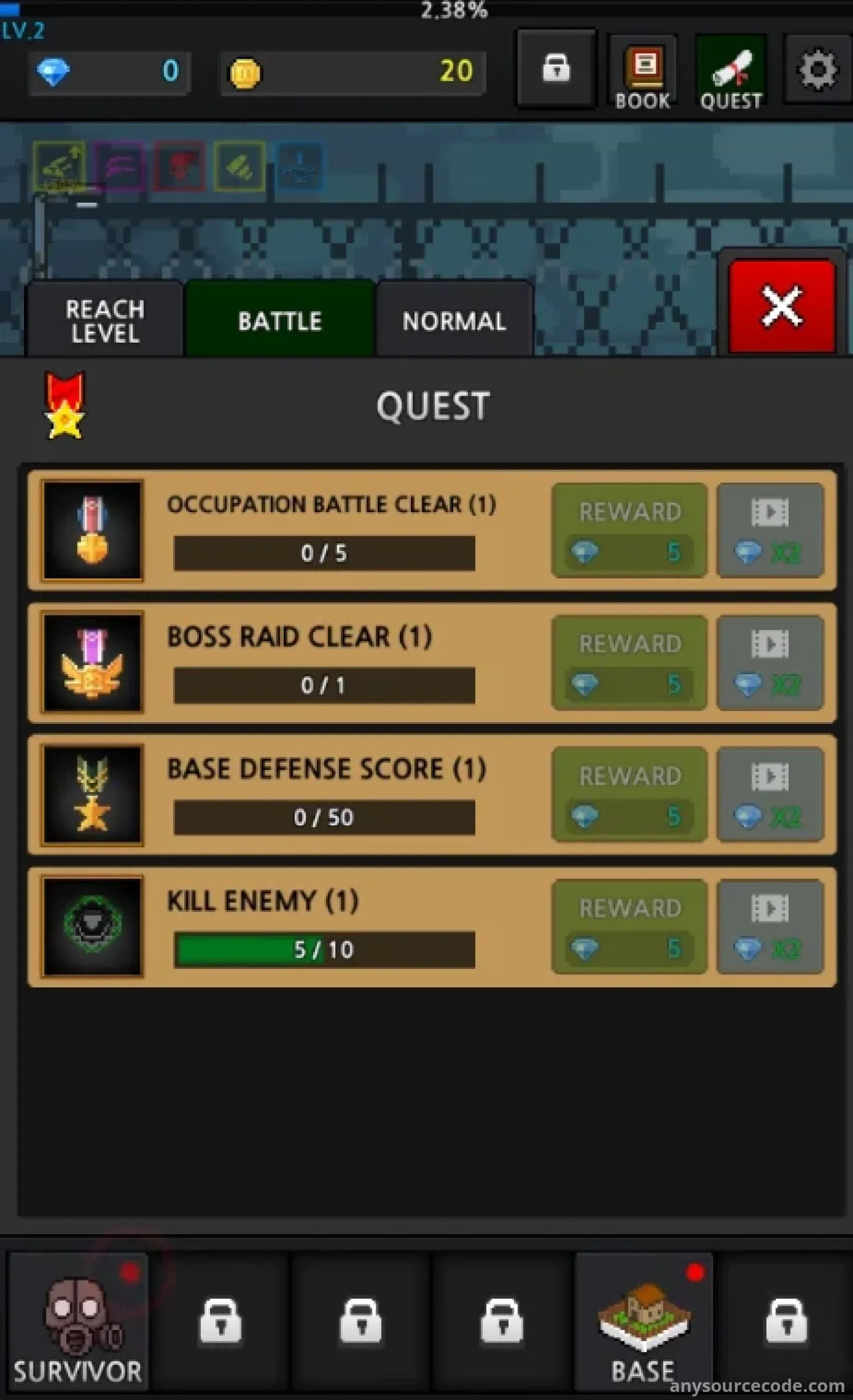 成长幸存者：闲置点击游戏