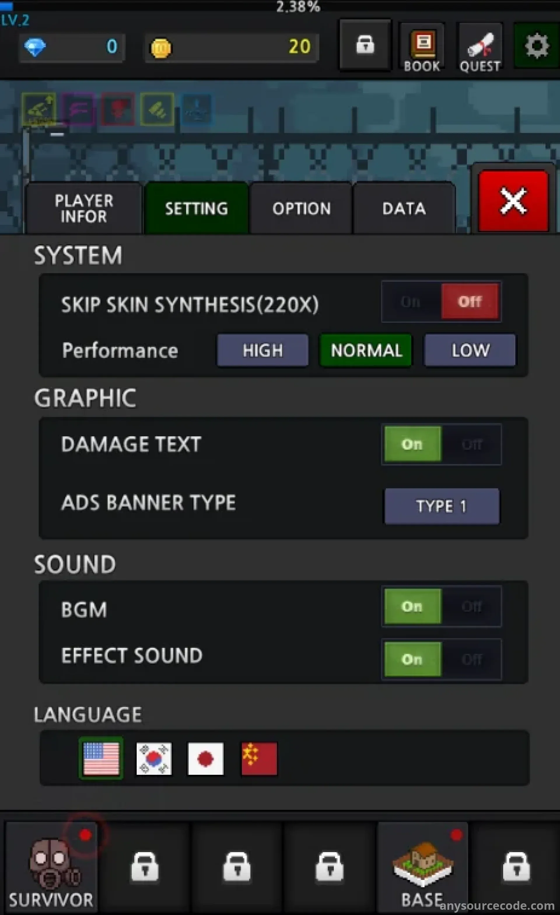 成长幸存者：闲置点击游戏