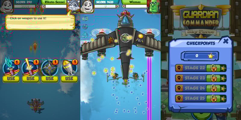 Guardian Commander Sky Force Game Template