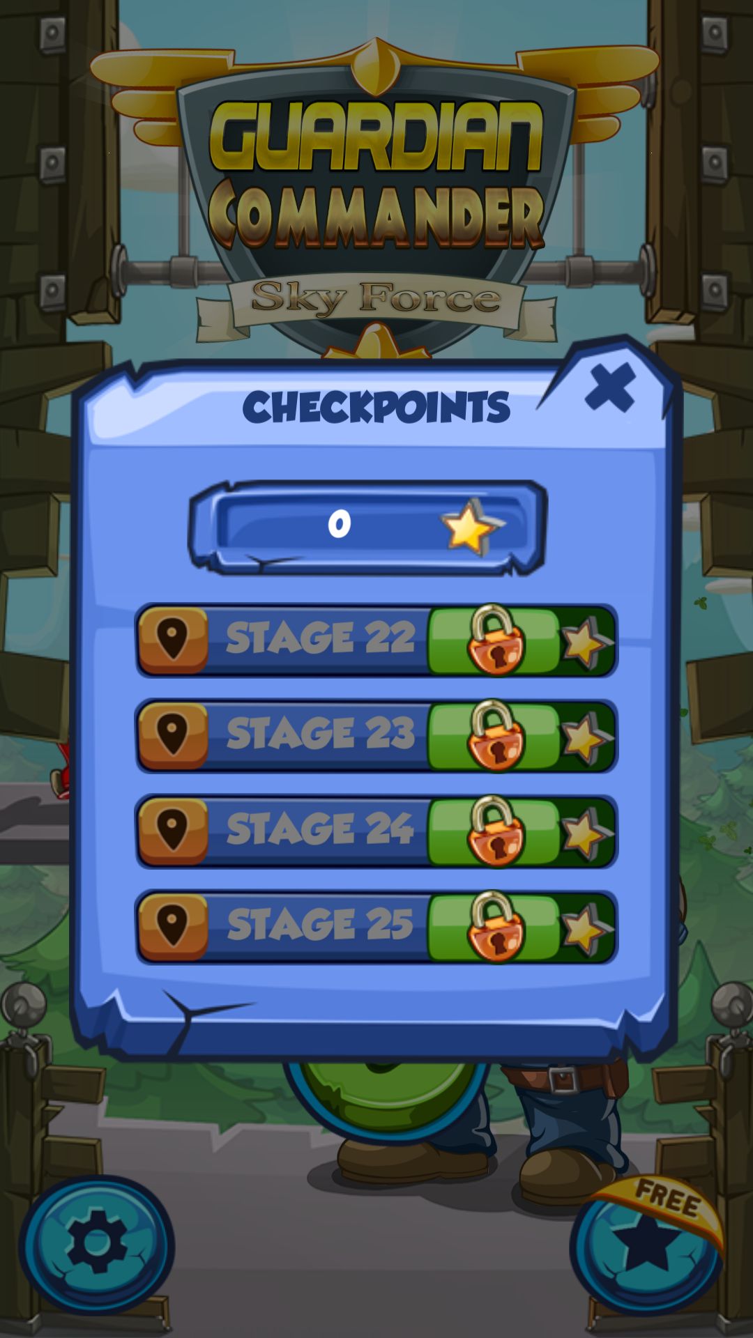 Guardian Commander Sky Force Game Template