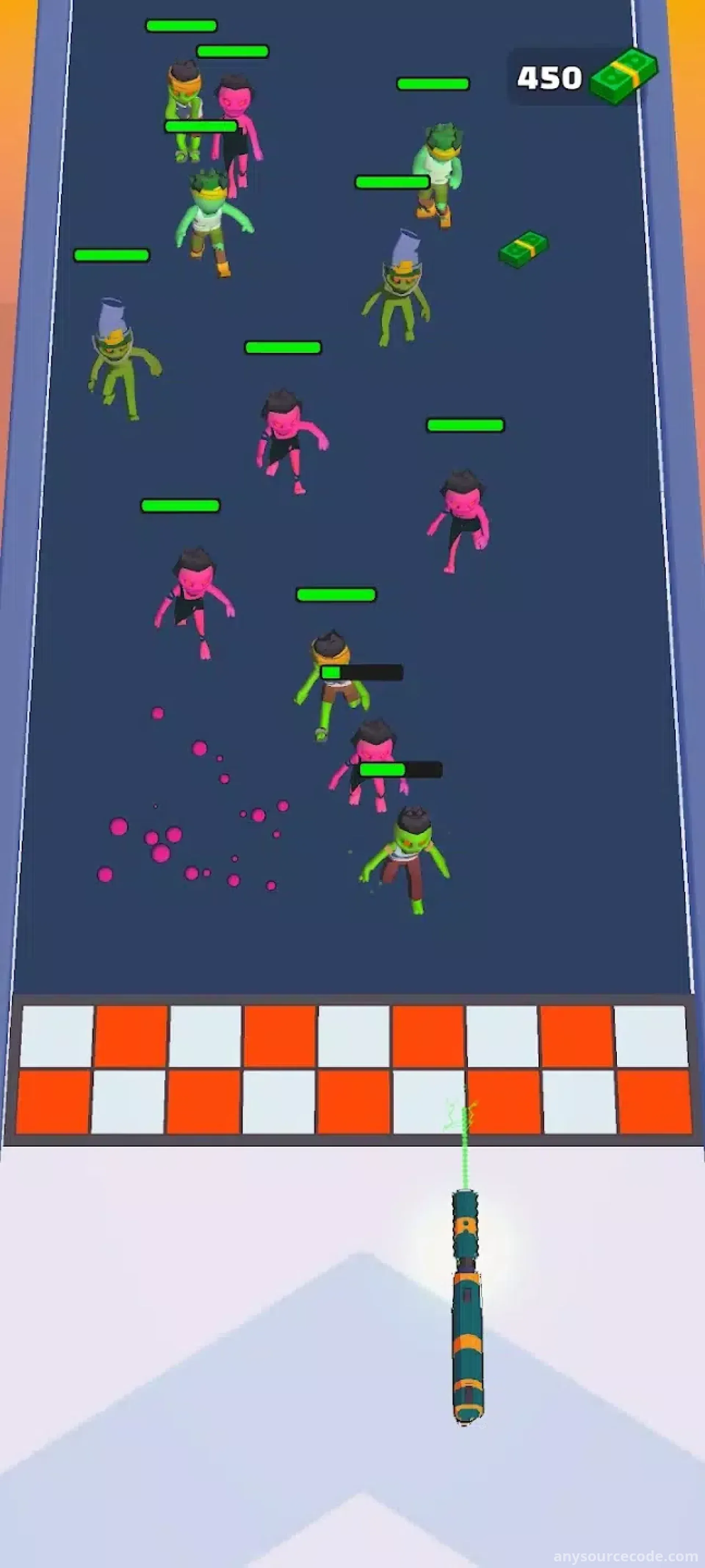 枪战进化 | 枪击奔跑者