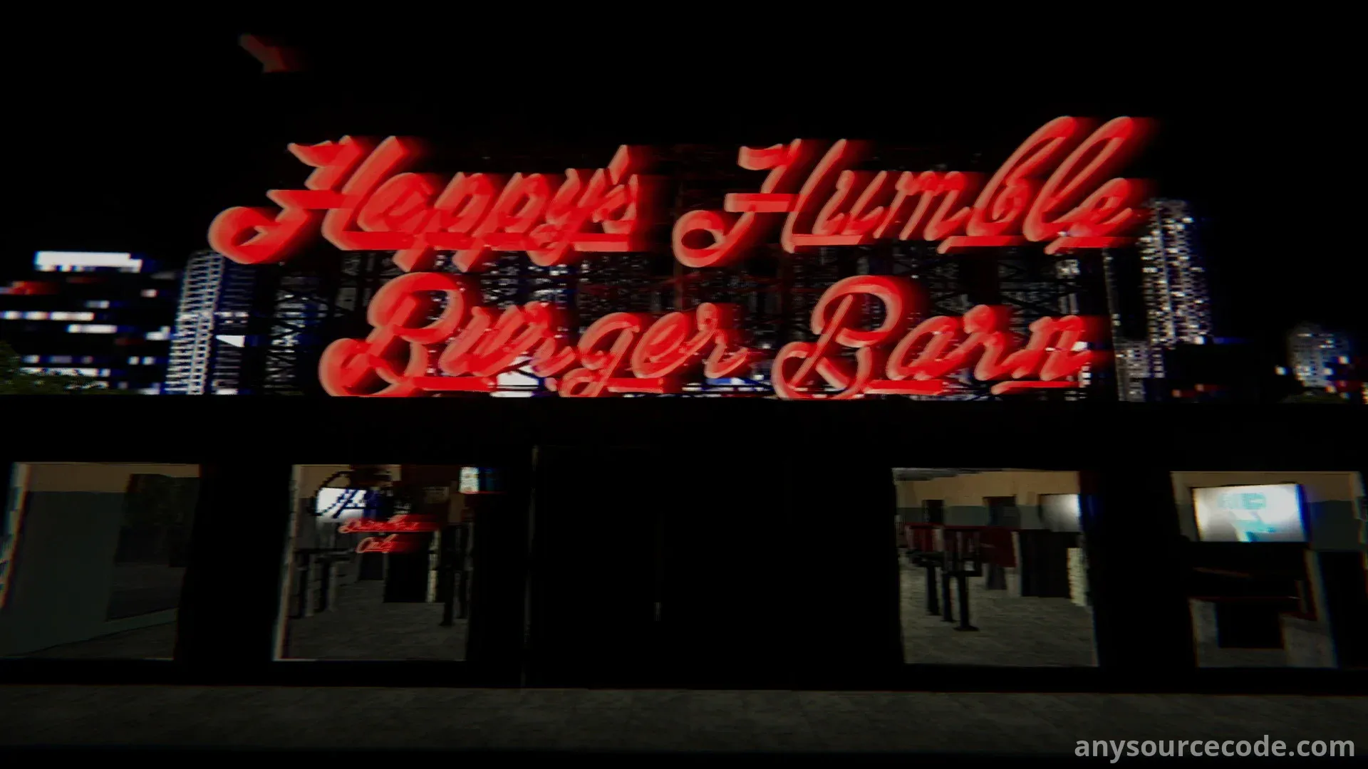 哈皮的简易汉堡店恐怖游戏