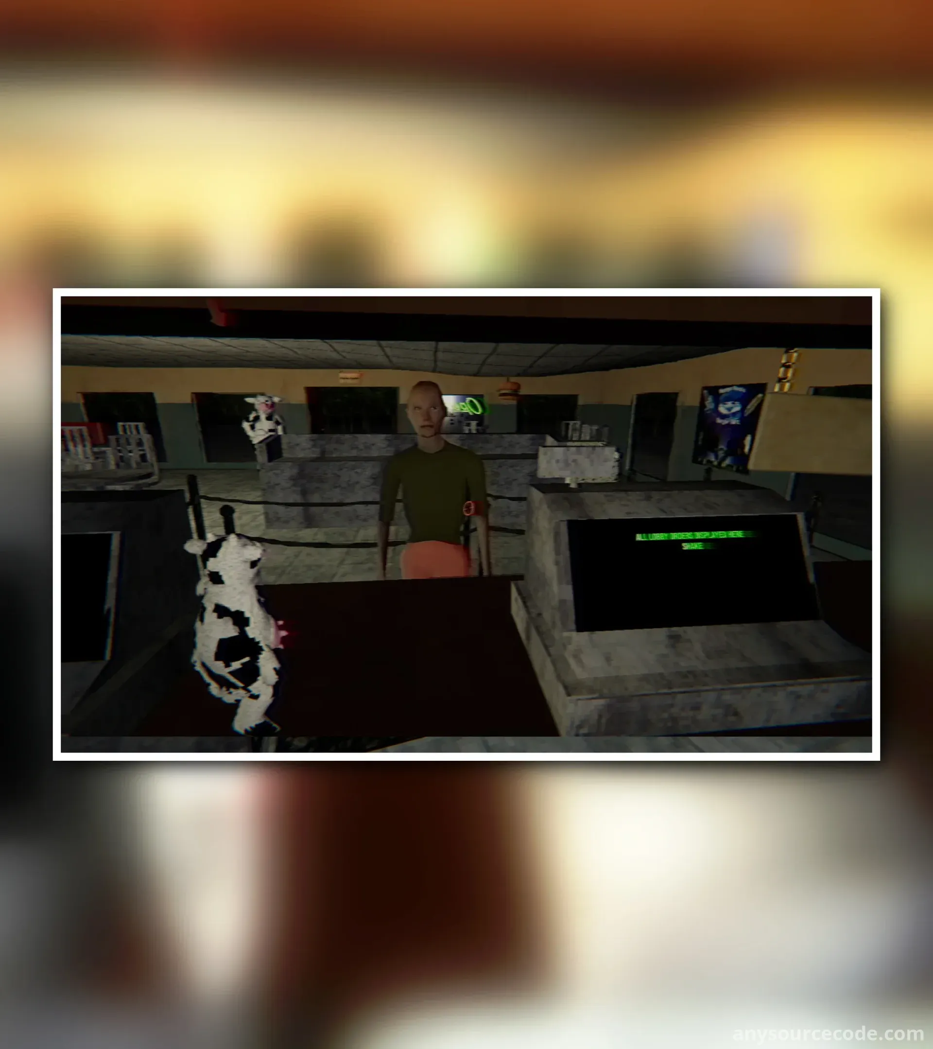 哈皮的简易汉堡店恐怖游戏