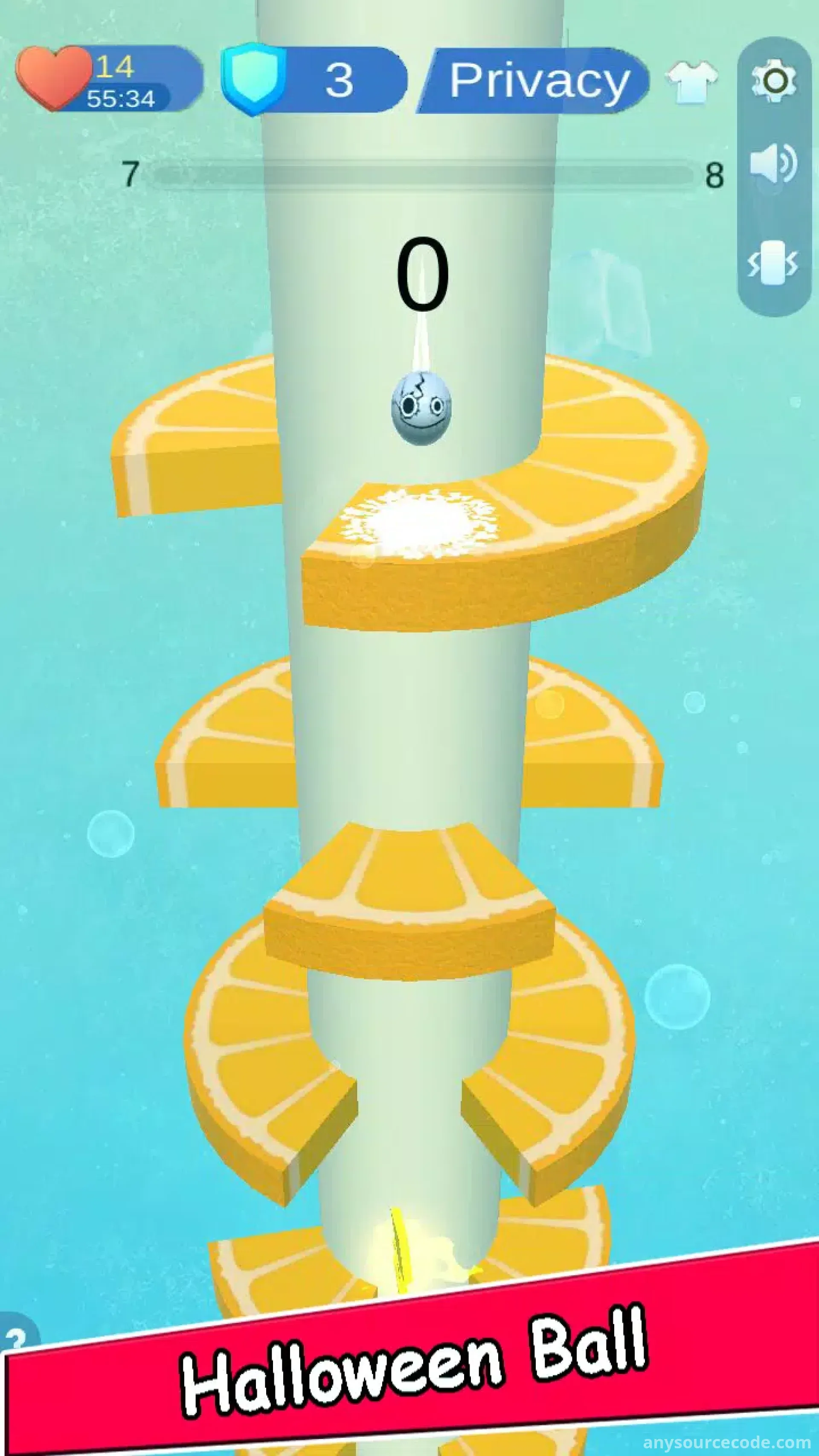 螺旋万圣节：球跳跃