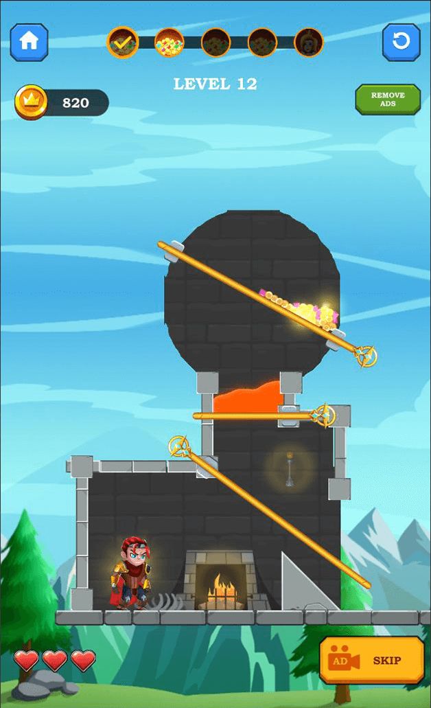 英雄救援冒险解谜游戏