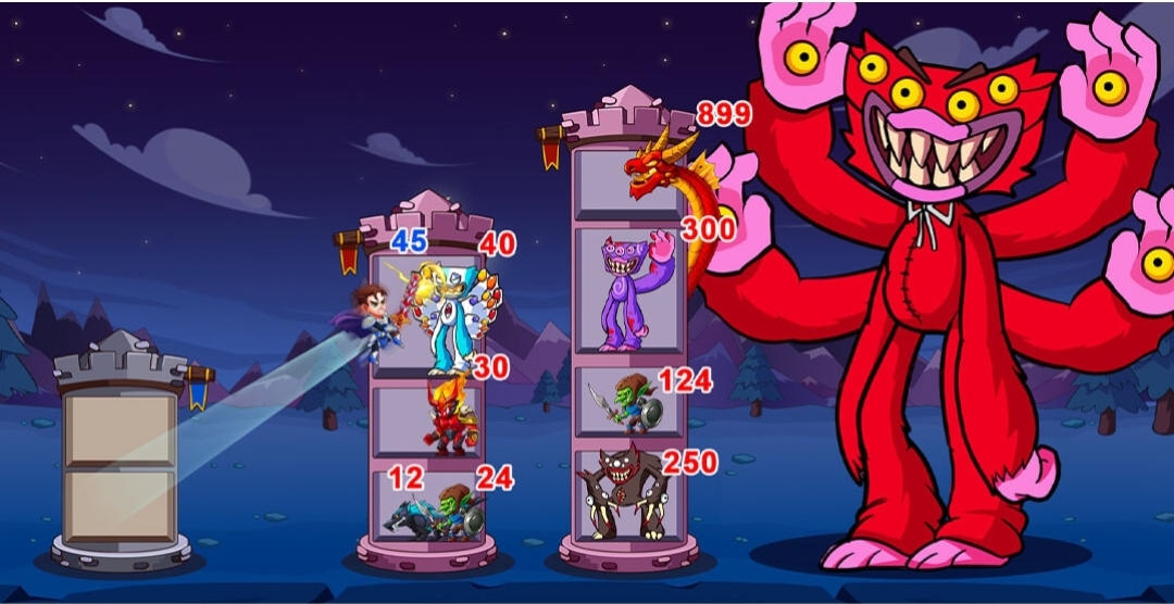 英雄塔防合并谜题