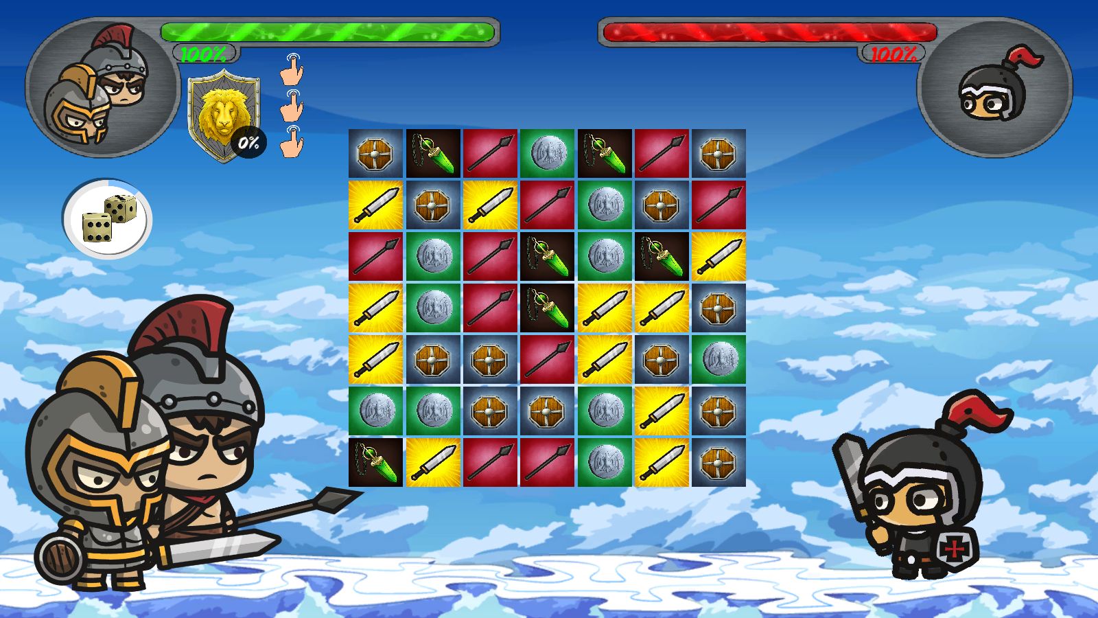 英雄沙漠冒险三消游戏