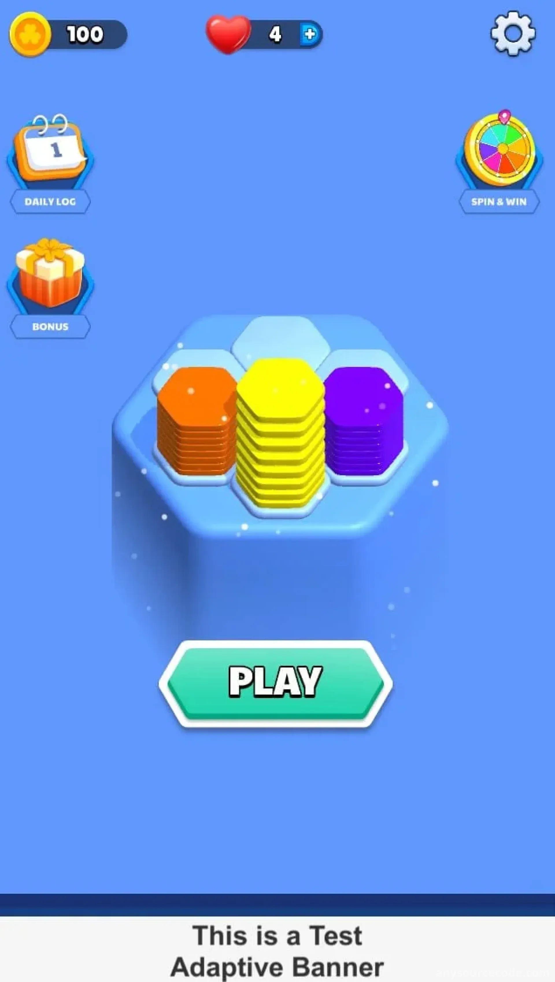 3D六边形排序 | 益智游戏