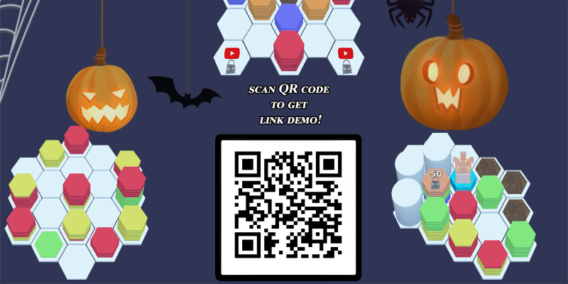 3D六边形排序谜题