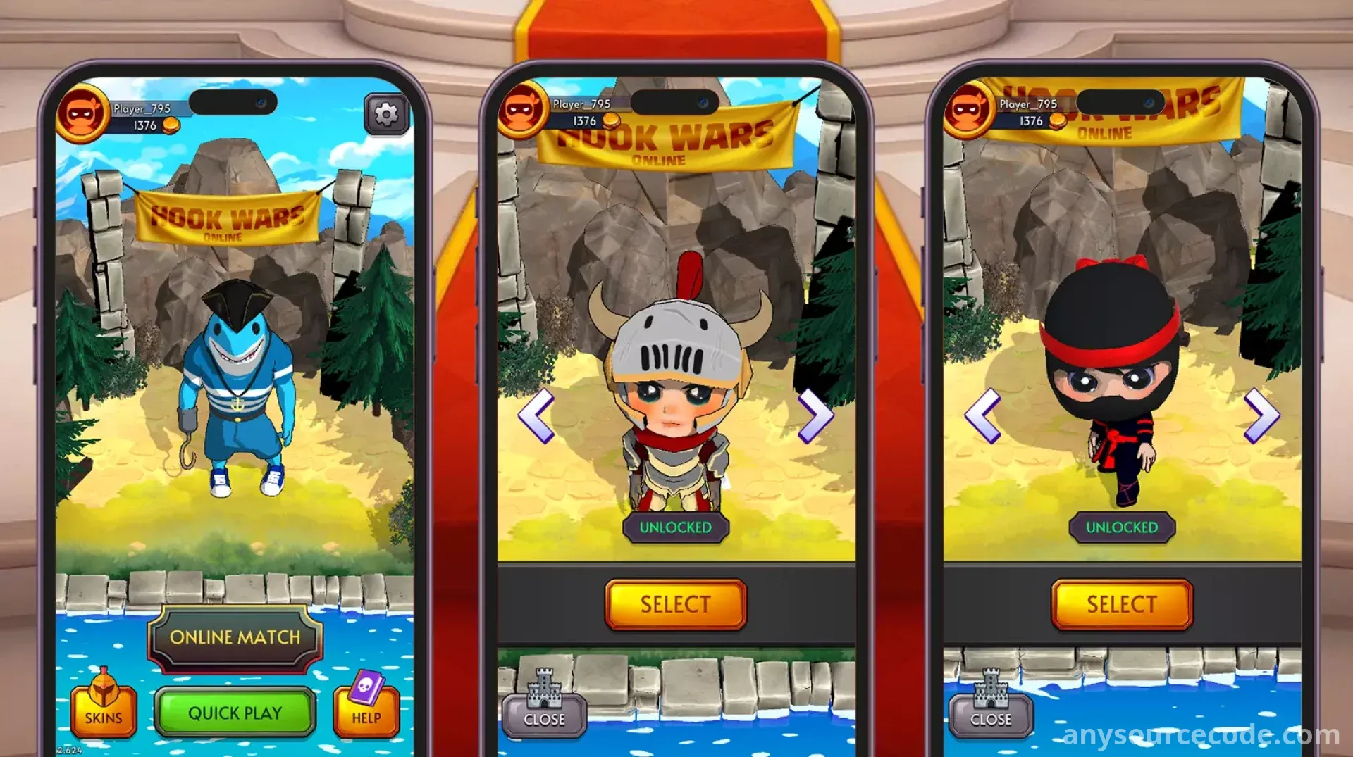 钩索大战 - 在线多人游戏