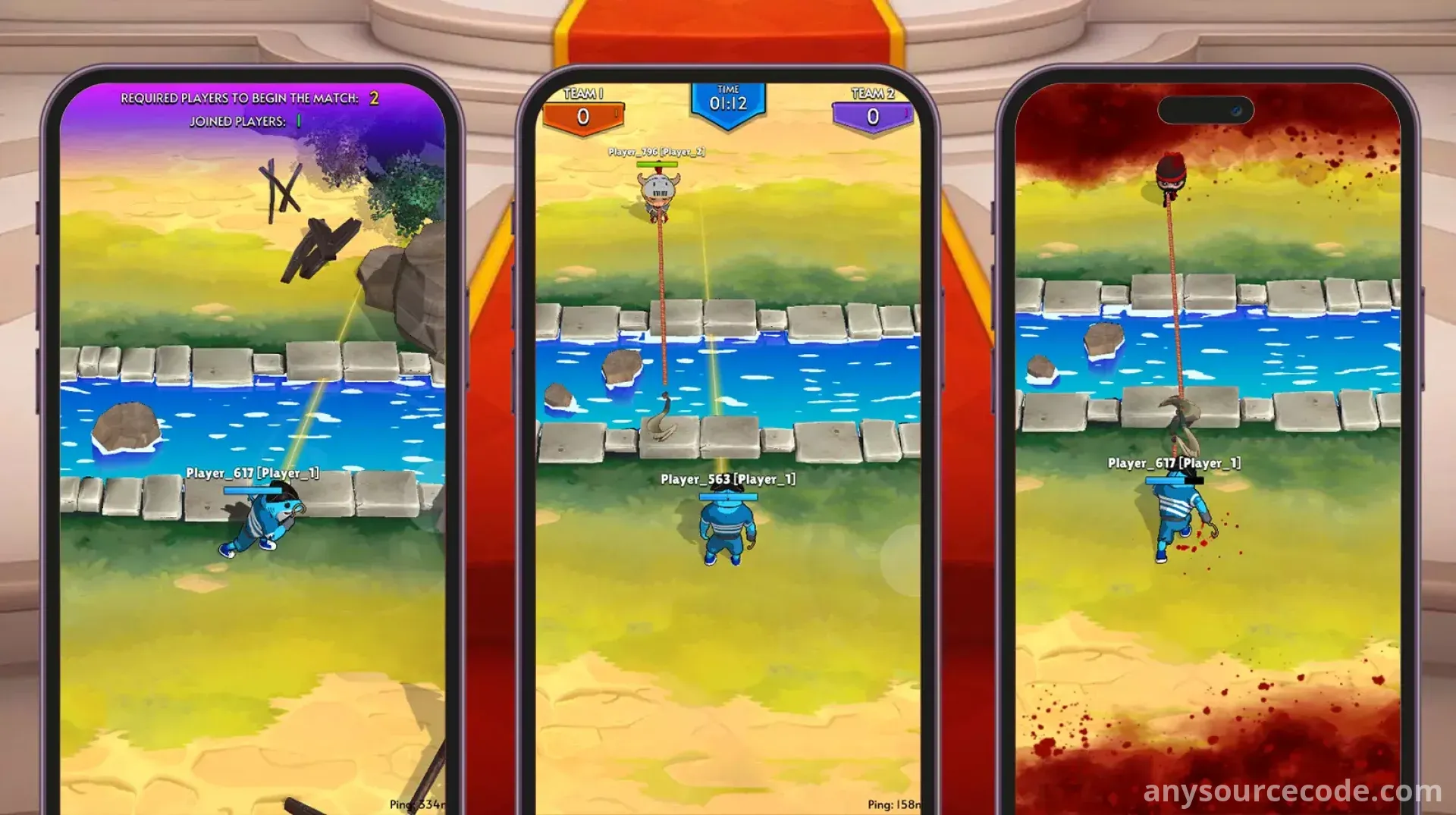 钩索大战 - 在线多人游戏