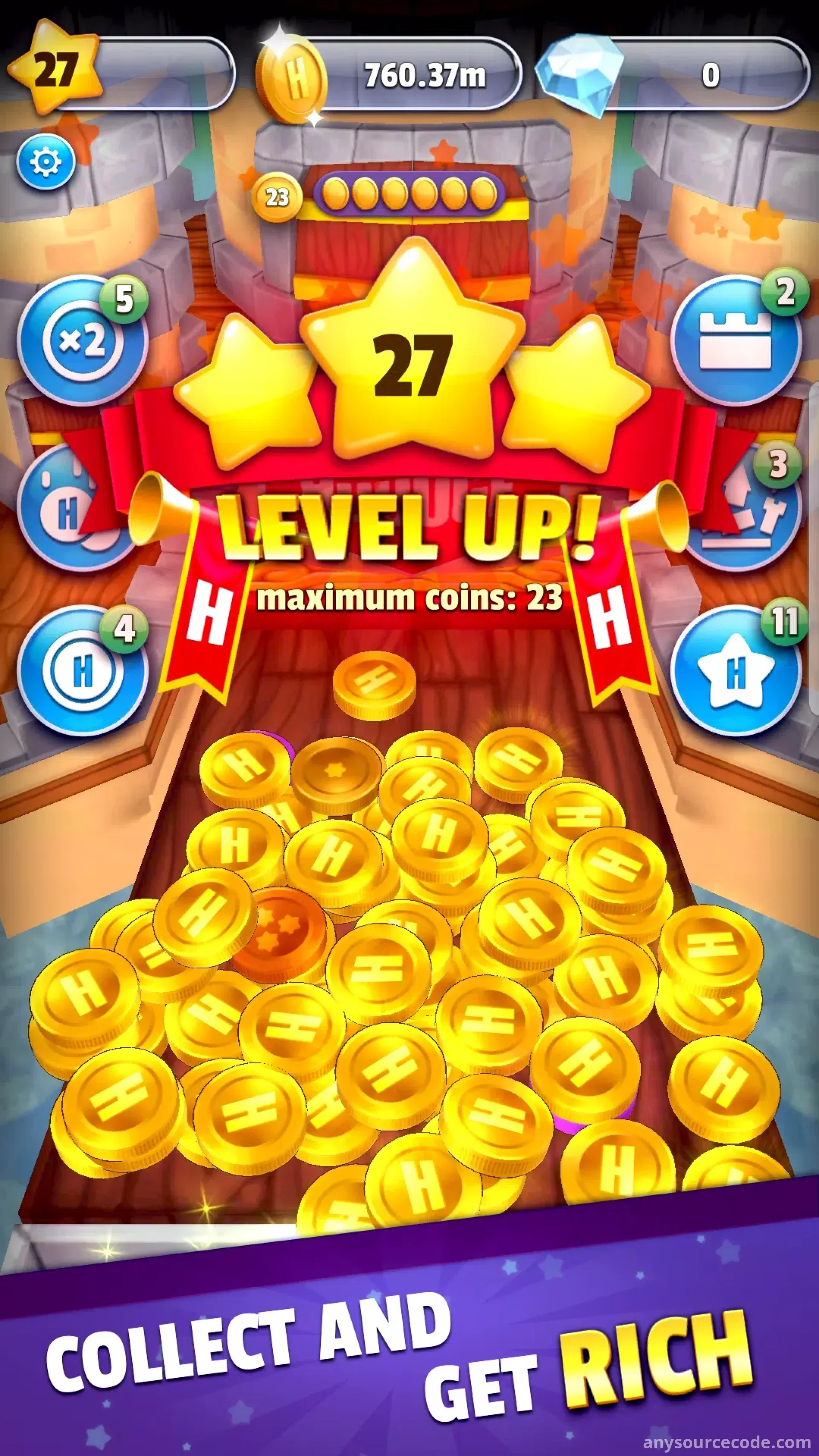 超大型投币机：闲置推土机 | 赌场游戏