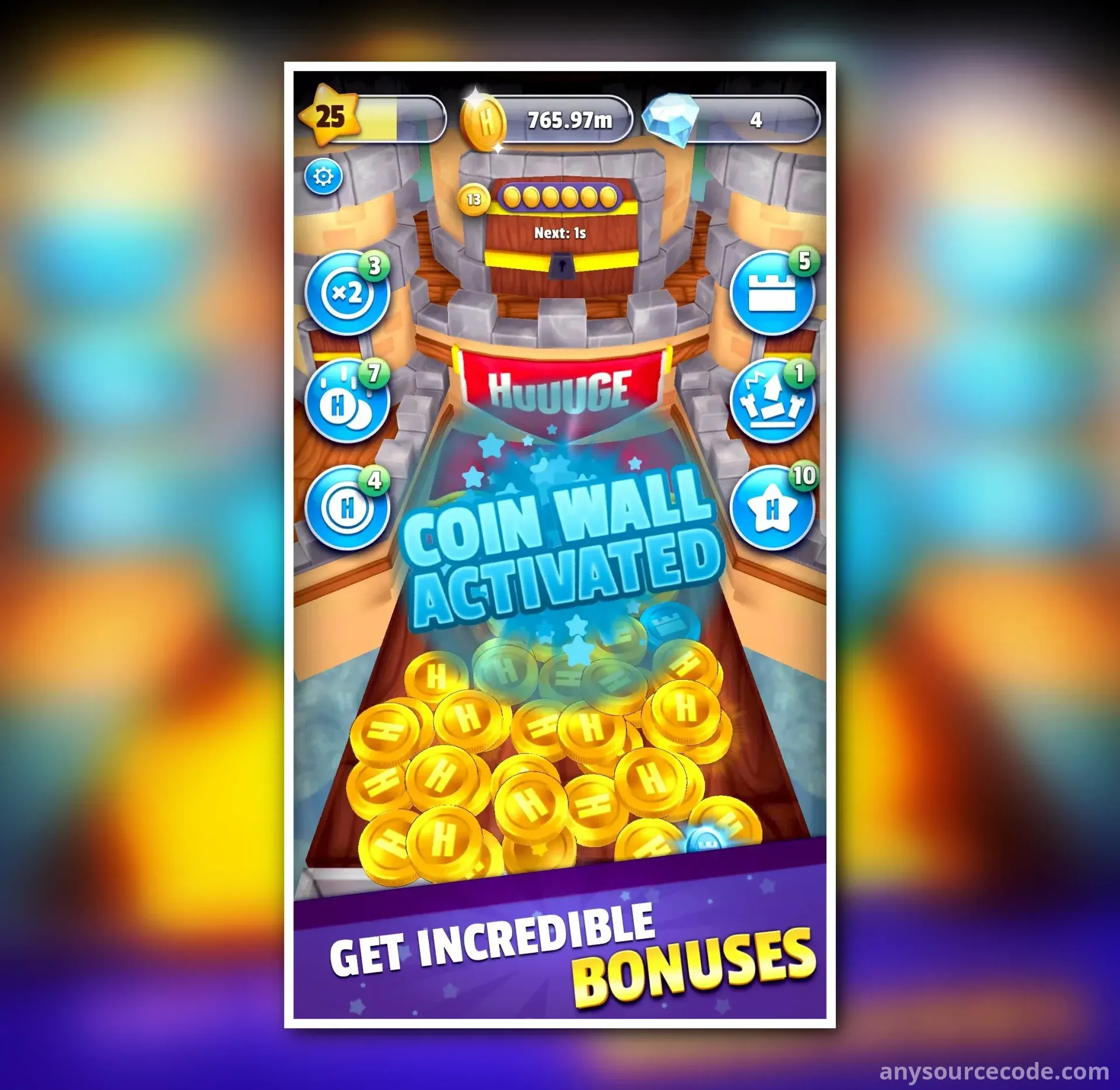 超大型投币机：闲置推土机 | 赌场游戏