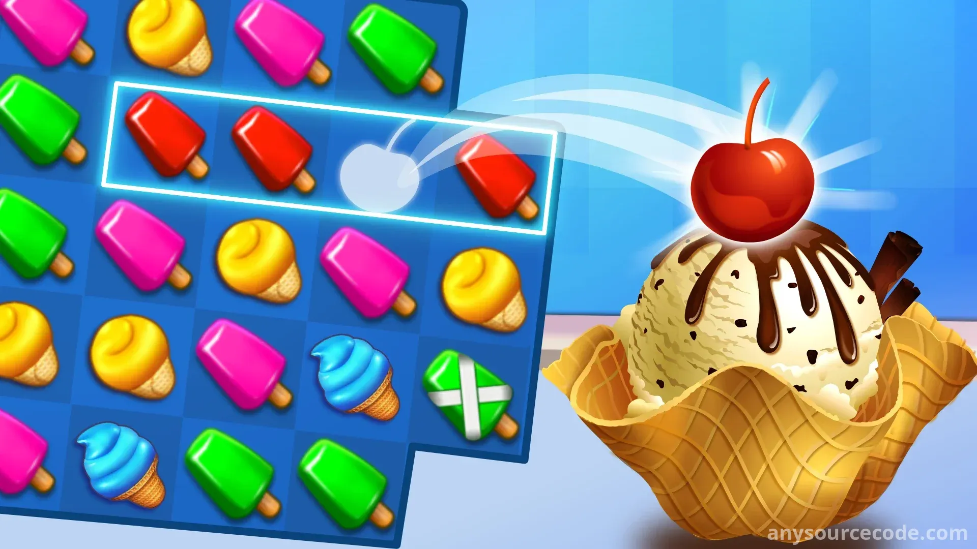 冰淇淋乐园 | 三消游戏