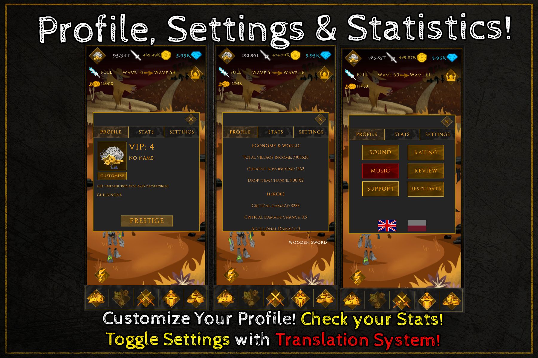 闲置角色扮演点击游戏完整版