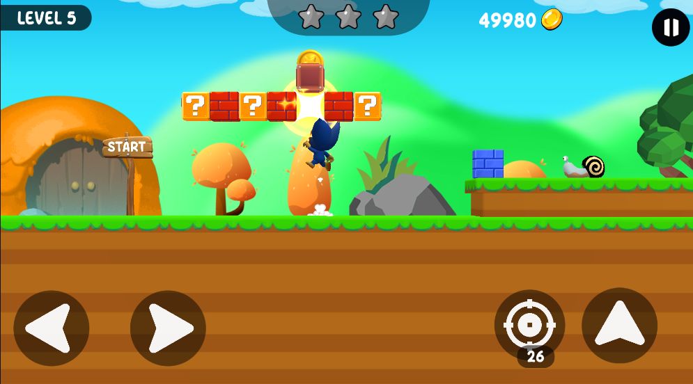 杰克平台跳跃游戏