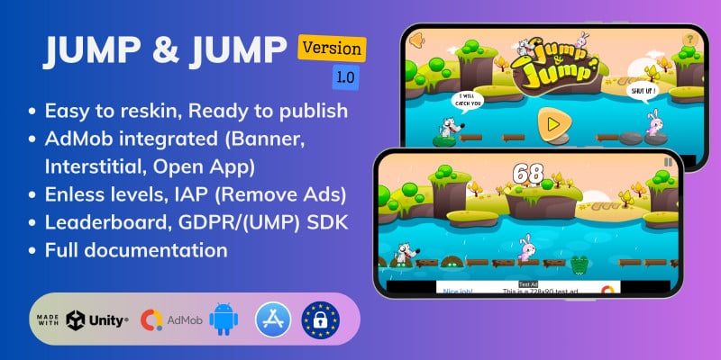 无尽平台跳跃冒险