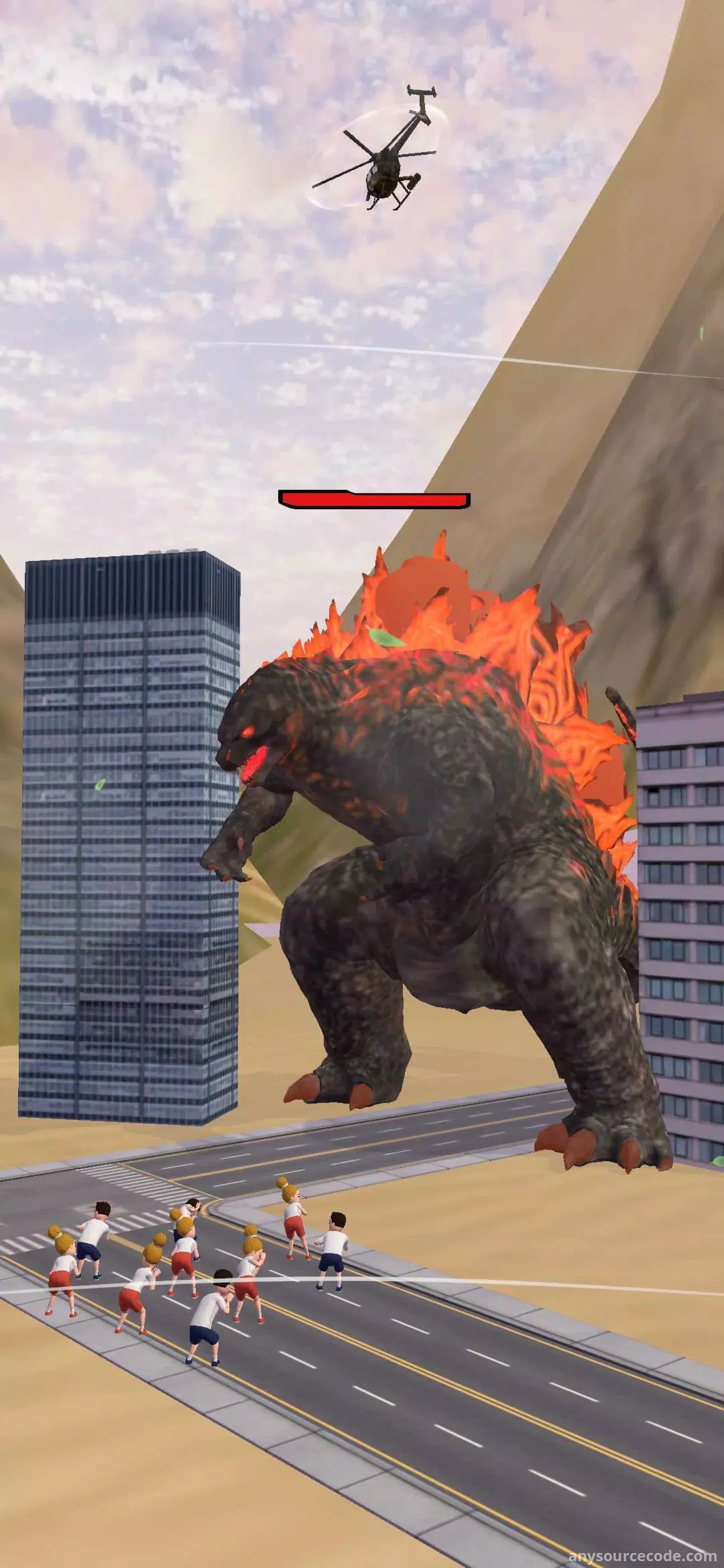 3D怪兽攻击：射击怪兽