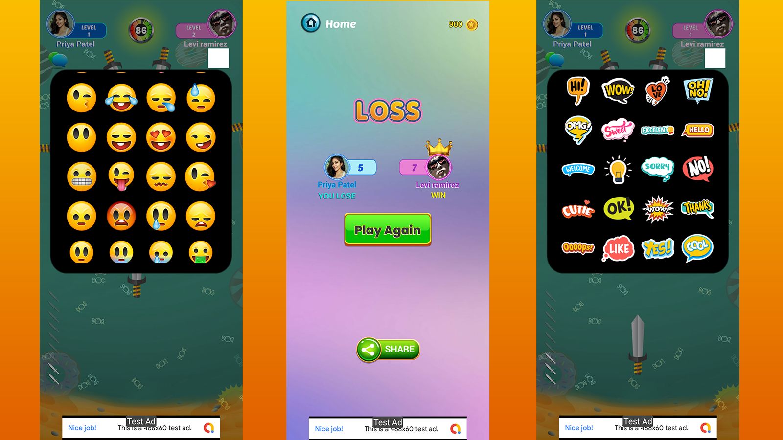 在线多人飞刀命中游戏