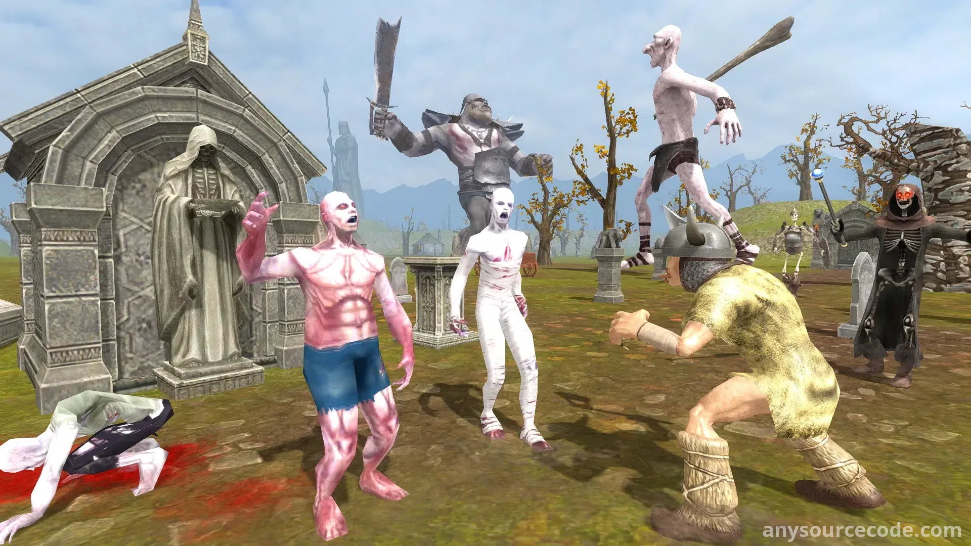 狗头人战士模拟器 - 开放世界角色扮演生存游戏