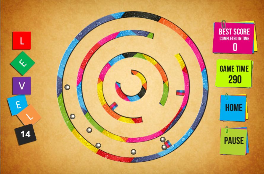 迷宫弹珠儿童游戏Unity模板