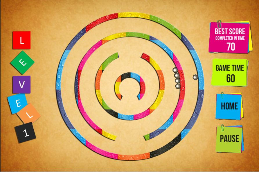 迷宫弹珠儿童游戏Unity模板