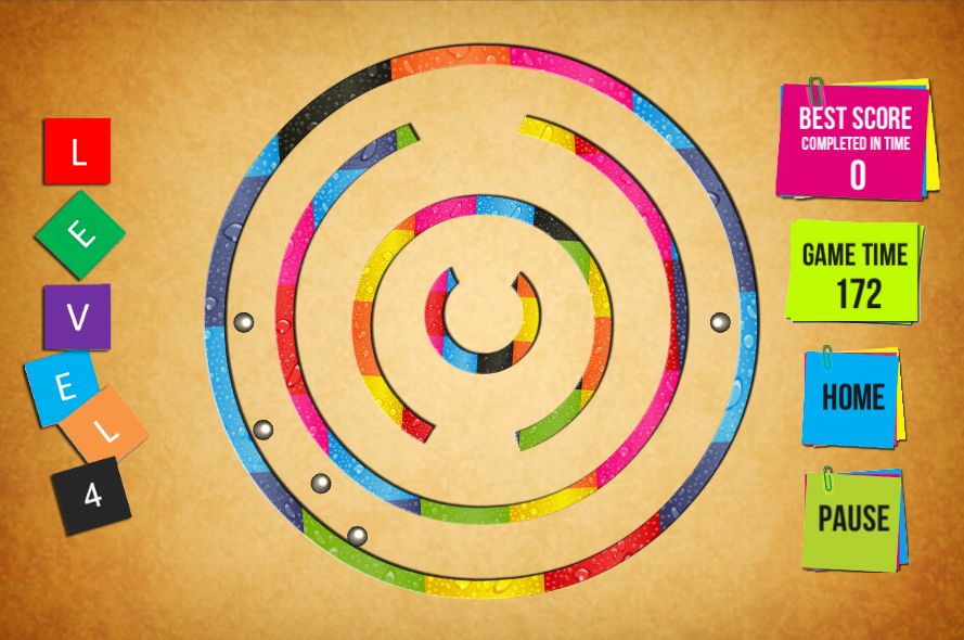 迷宫弹珠儿童游戏Unity模板