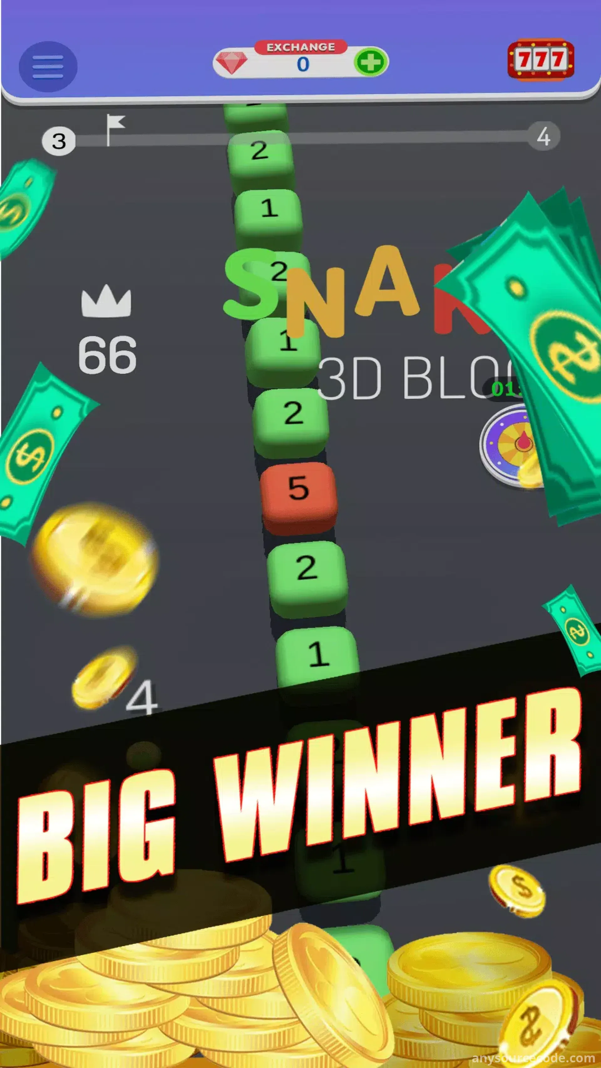 幸运蛇 - 3D贪吃蛇 | 现金应用