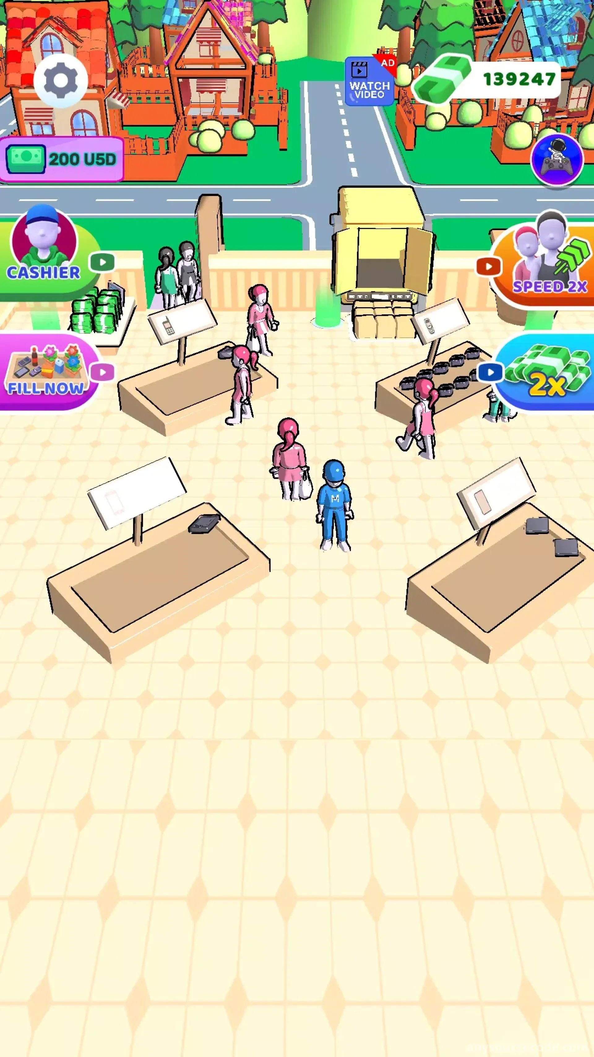 市场经理：闲置商店