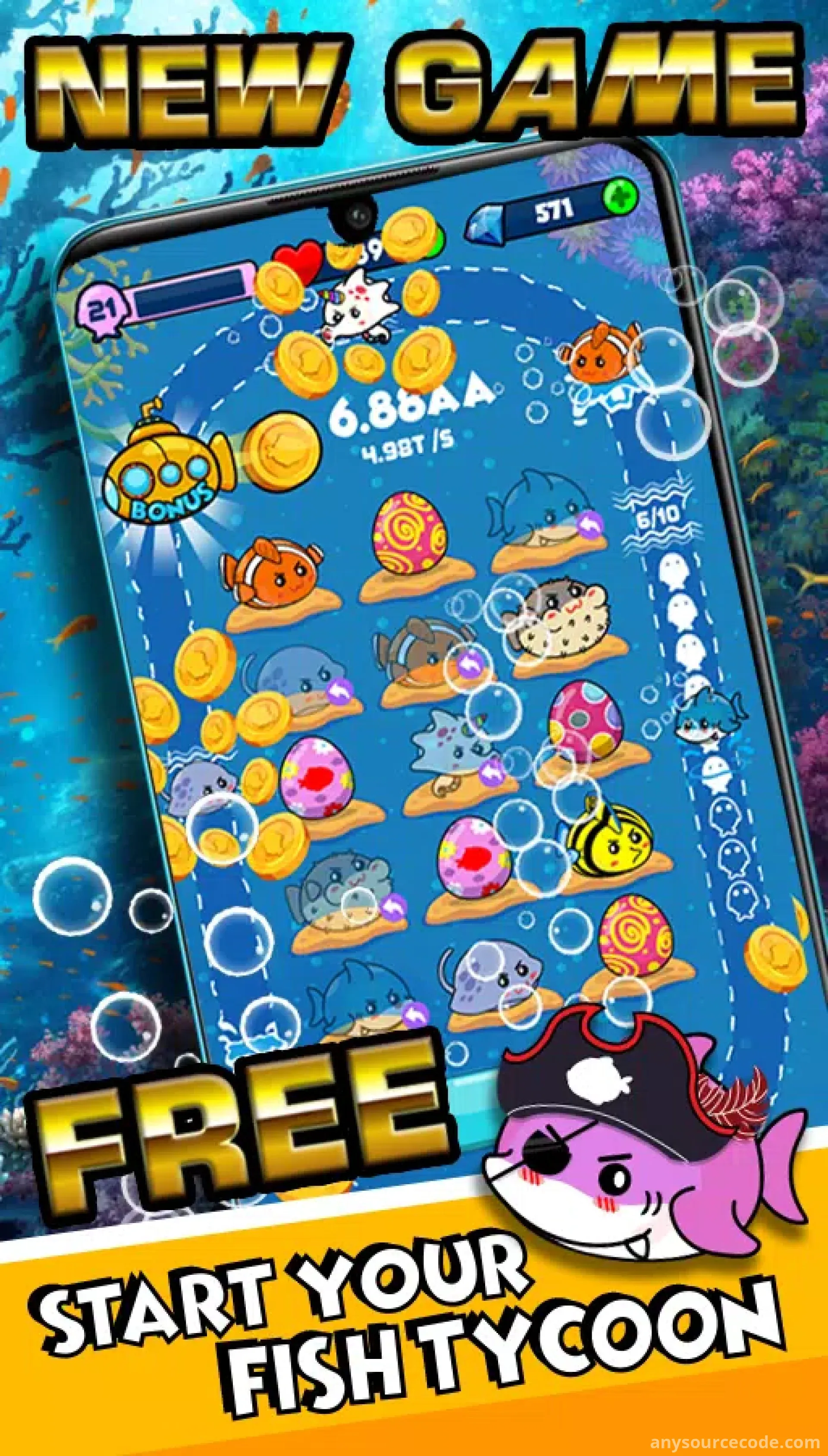 合并BB鱼点击器 | 闲置宠物大亨