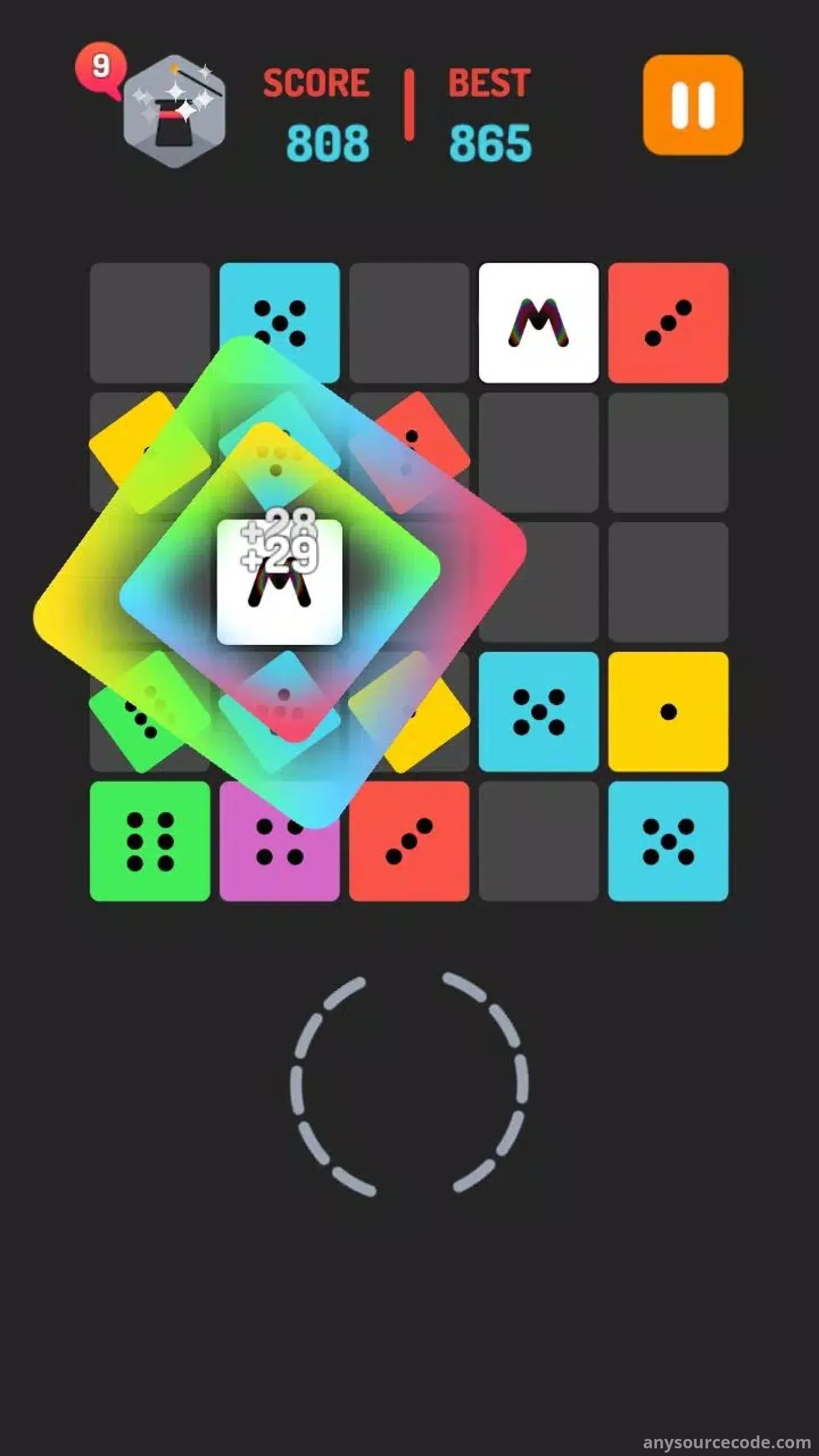 合并方块六边形