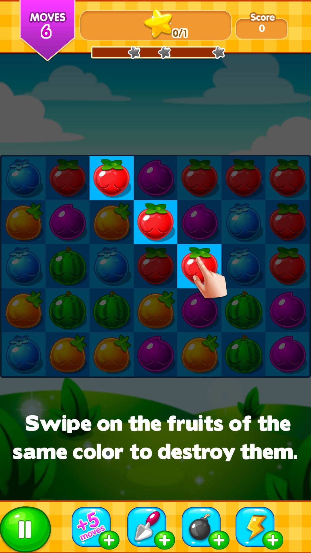 Merge Fruits Game Template