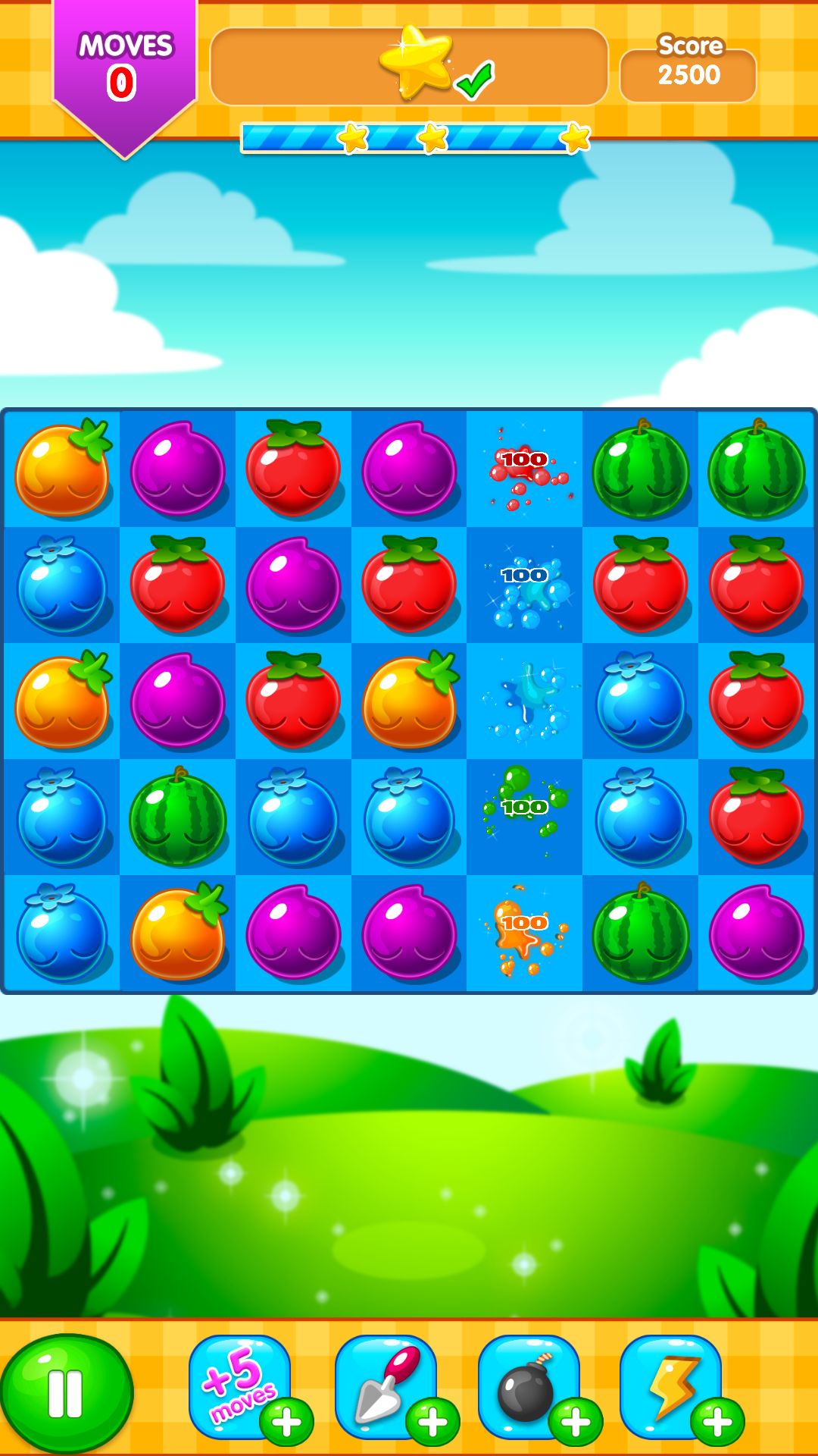 Merge Fruits Game Template